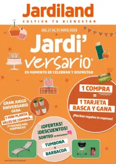 Vista previa Jardiland - Jardiversario válido desde el 21.05.2026