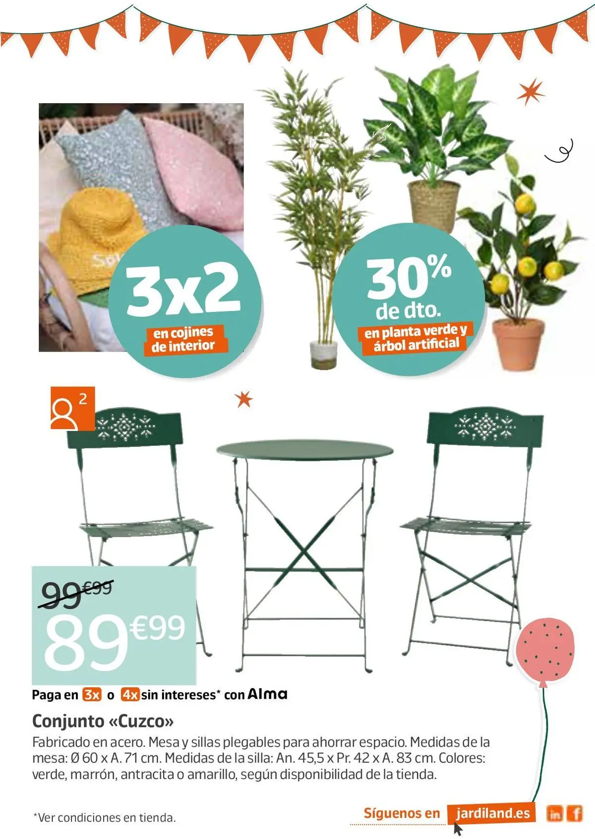 Jardiland - Jardiversario 20/05/2026 - 31/05/2026 | Página: 7 | Productos: Mesa, Silla