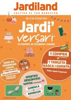 Vista previa Jardiland - Jardiversari válido desde el 20.05.2026