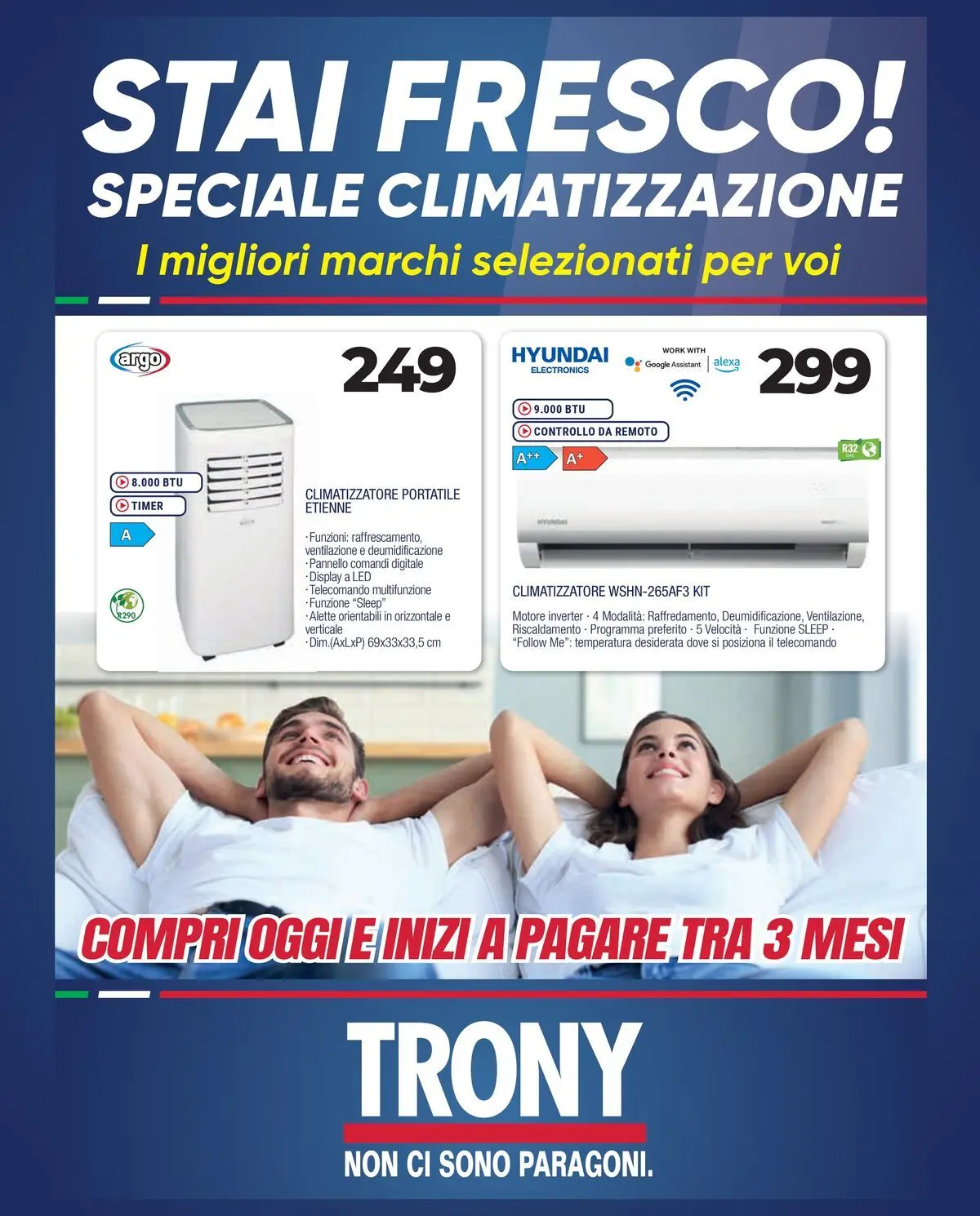﻿Trony volantino dal ﻿21/05/2026﻿ > ﻿Anteprima | Pagina: 10 | Prodotti: Climatizzatore, Telecomando