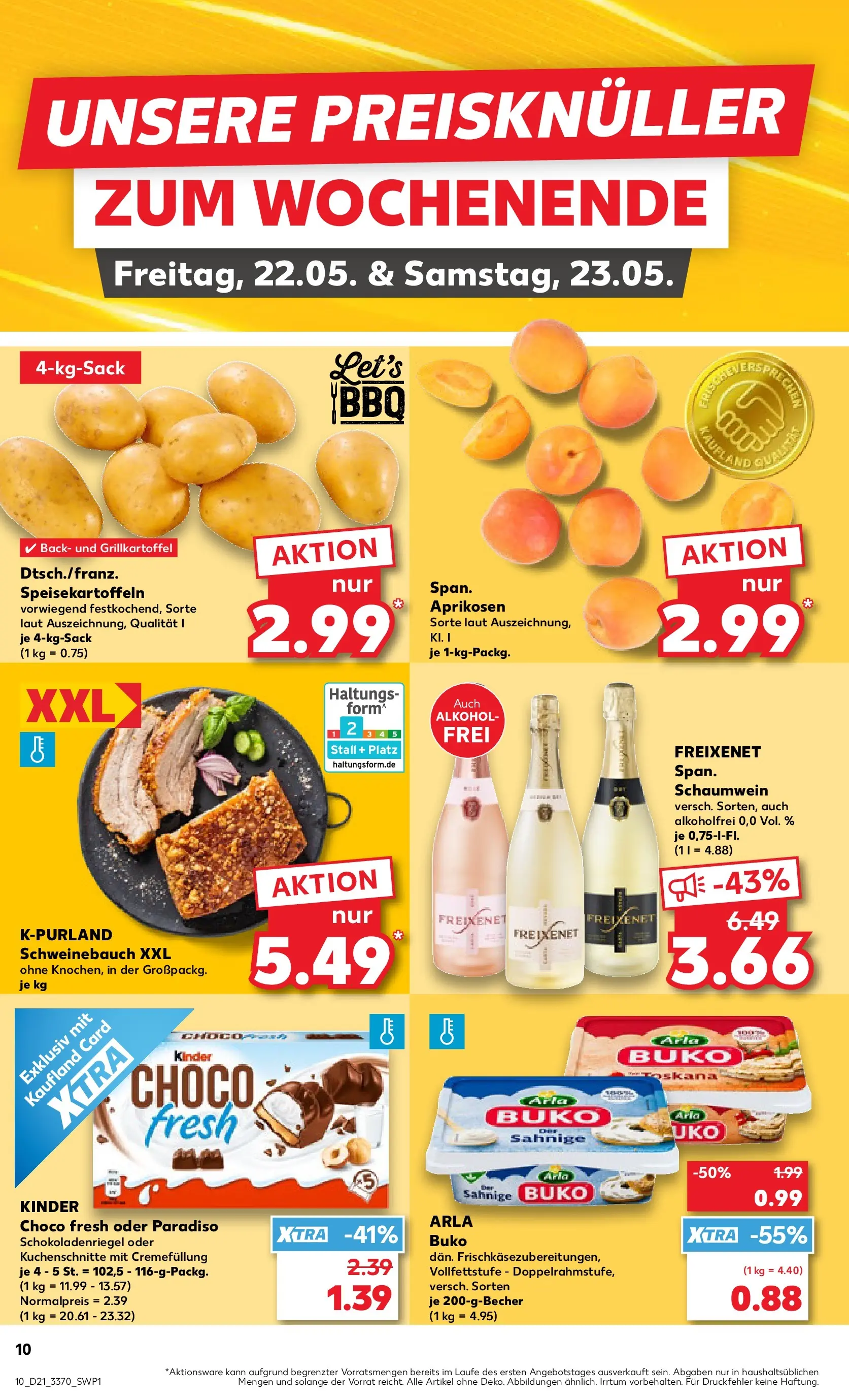Prospekt Kaufland ab 20.05.2026 » Angebote Online zum Blättern | Seite: 10 | Produkte: Freixenet, Schweinebauch, Arla buko