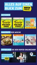 HOFER HOFER: Flugblatt - ab 22.05.2026