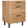 Schubkastenunterschrank 60/87/56 cm in Eichefarben