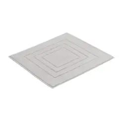 Badematte Hellgrau 60/60 cm