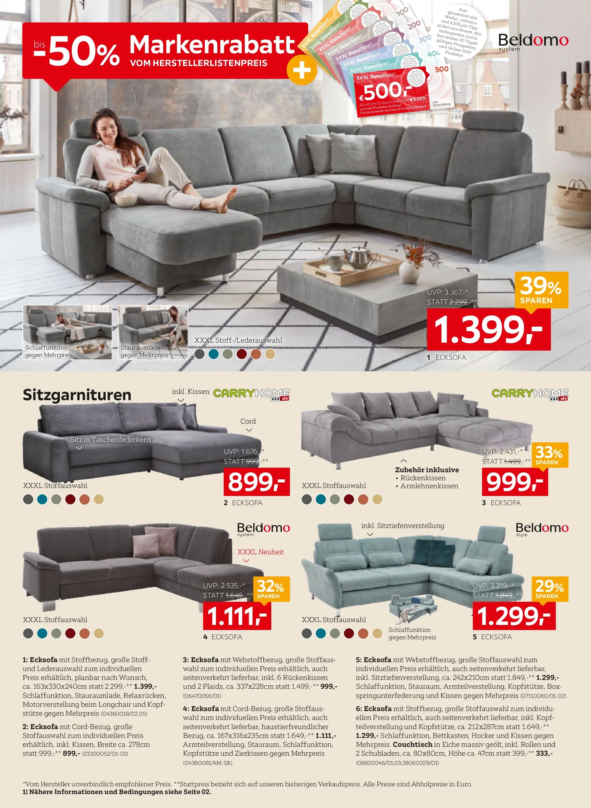 XXXLutz Sitzmöbel von 19.05.2026 - Aktuelle Angebote | Seite: 4 | Produkte: Kissen, Couchtisch, Box