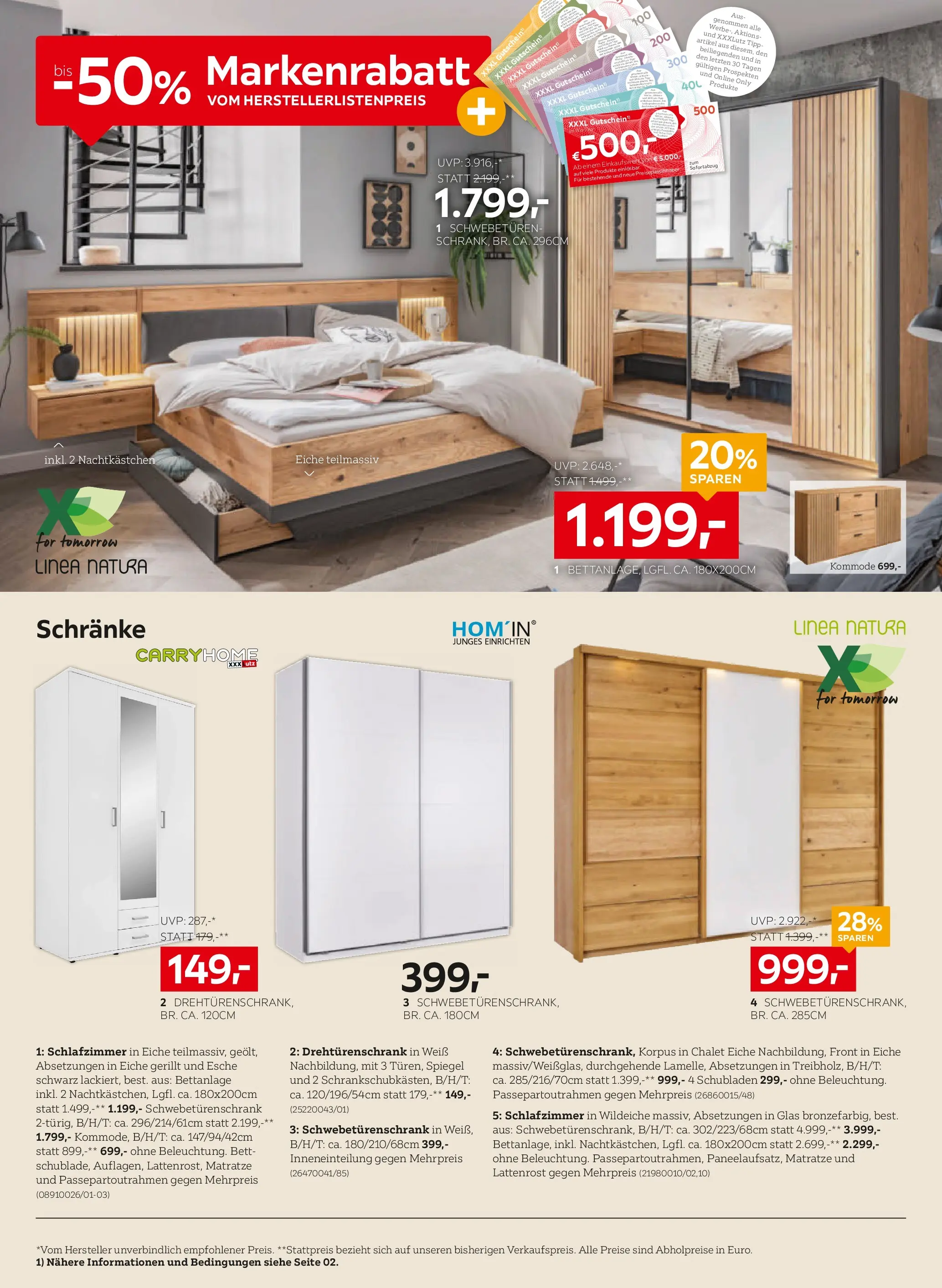 XXXLutz Sitzmöbel von 19.05.2026 - Aktuelle Angebote | Seite: 10 | Produkte: Bett, Matratze, Kommode, Lattenrost
