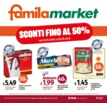Famila Market Sconti fino al 50% - al 20.05.2026