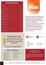GUIDE DES VINS 2026/2027