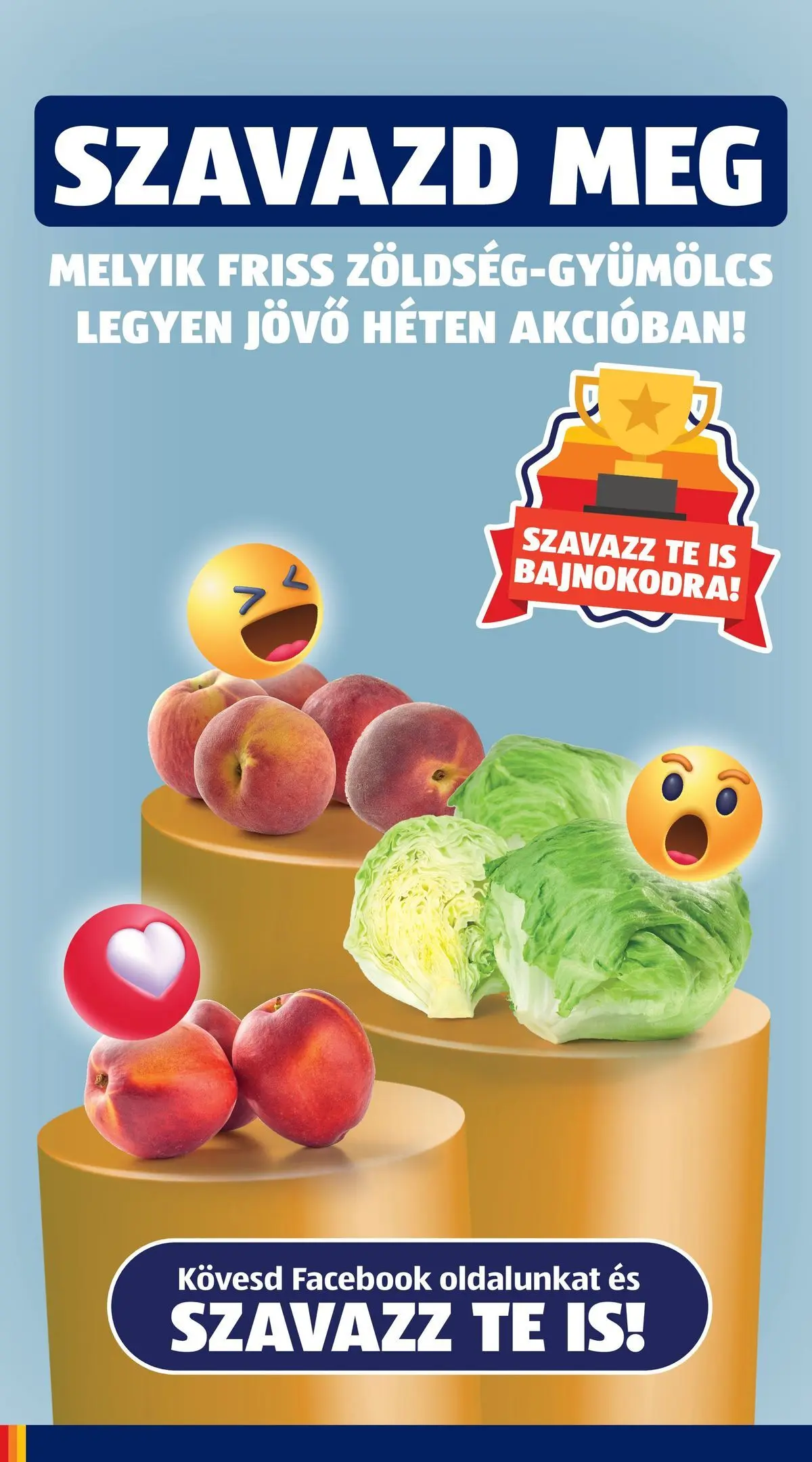 Aldi - Aldi újság érvényessége 2026.05.27-ig - 2026.05.20.-tól⏳Szórólap | Oldal: 8 | Termékek: Gyümölcs, Zöldség Aldi - Aldi újság érvényessége 2026.05.27-ig - 2026.05.20. -tól/töl > akció, lapozható szórólap 🛍️ | Oldal: 8 | Termékek: Gyümölcs, Zöldség