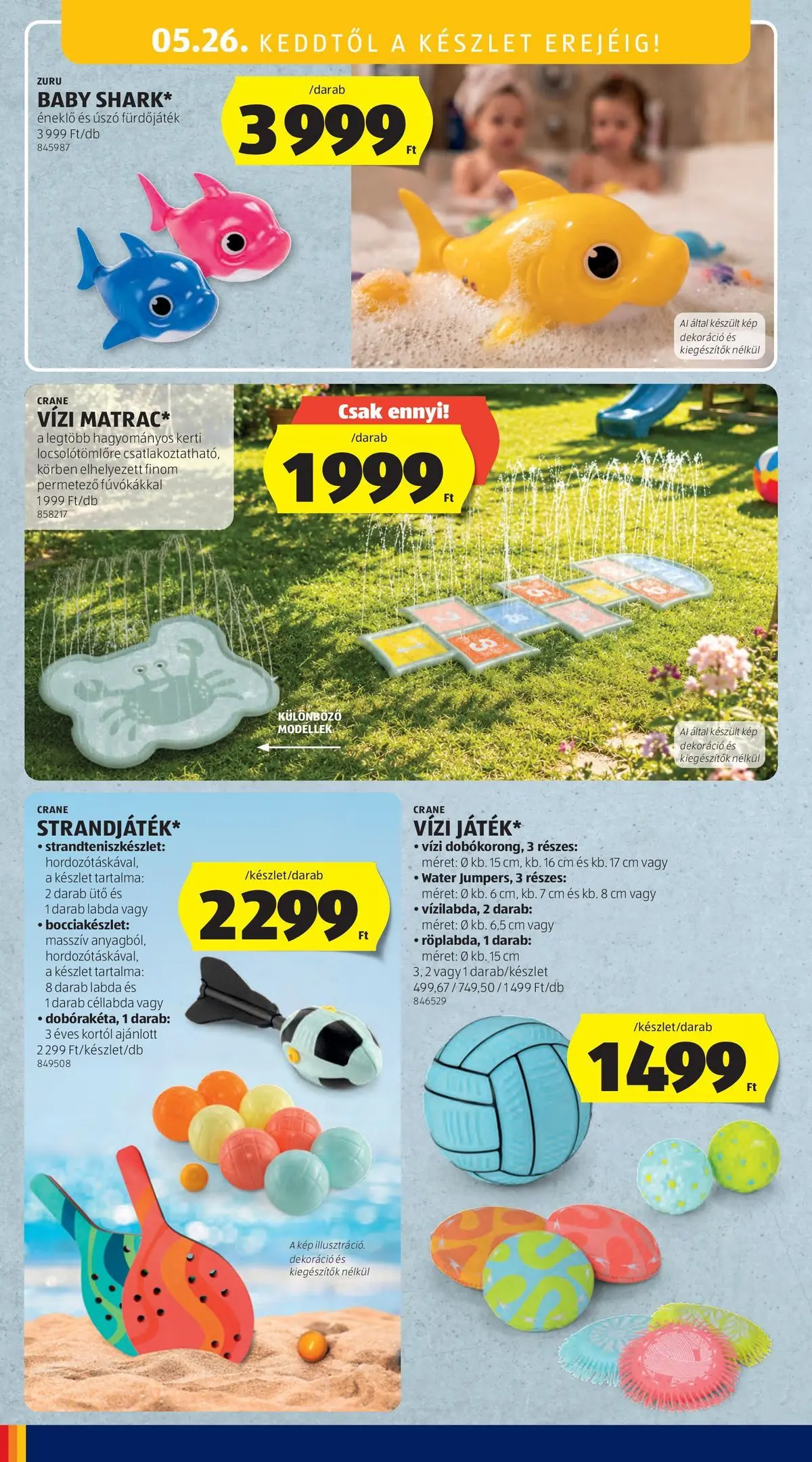 Aldi - Aldi újság érvényessége 2026.05.27-ig - 2026.05.20.-tól⏳Szórólap | Oldal: 58 | Termékek: Permetező, Dekoráció Aldi - Aldi újság érvényessége 2026.05.27-ig - 2026.05.20. -tól/töl > akció, lapozható szórólap 🛍️ | Oldal: 58 | Termékek: Permetező, Dekoráció