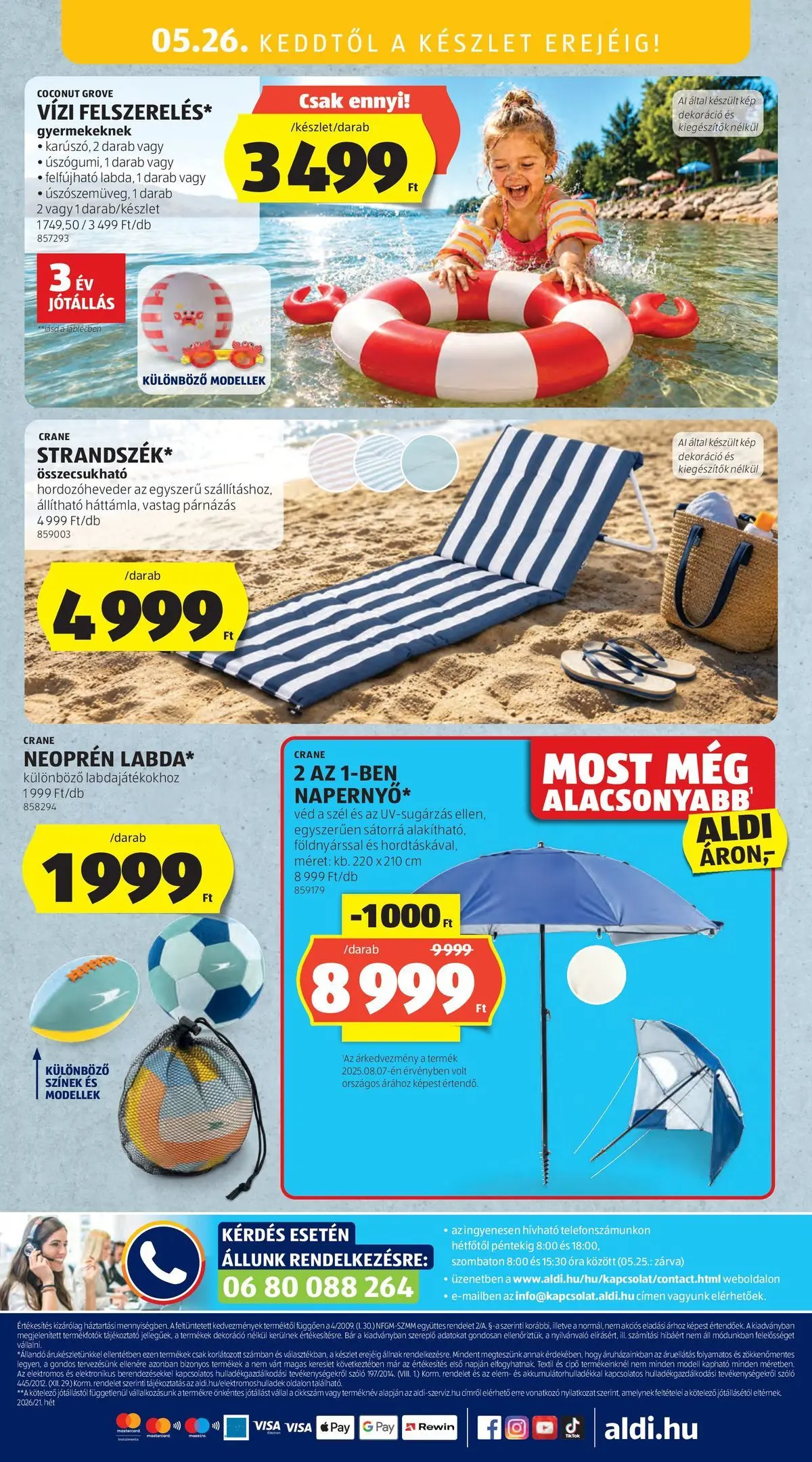 Aldi - Aldi újság érvényessége 2026.05.27-ig - 2026.05.20.-tól⏳Szórólap | Oldal: 60 | Termékek: Szőlő, Óra, Dekoráció Aldi - Aldi újság érvényessége 2026.05.27-ig - 2026.05.20. -tól/töl > akció, lapozható szórólap 🛍️ | Oldal: 60 | Termékek: Szőlő, Óra, Dekoráció