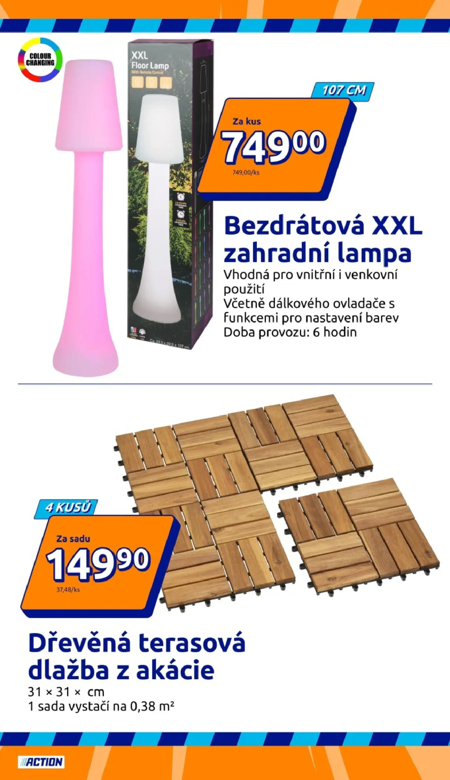 Action leták od 20.05.2026 - Akční leták online | Strana: 9 | Produkty: Dlažba, Lampa