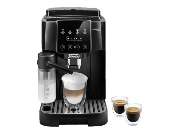 De'Longhi ECAM 220.60.B Magnifica Start Milk Kaffeevollautomat (Schwarz, integriertes Mahlwerk, 15 bar, externer Milchbeh&auml;lter)