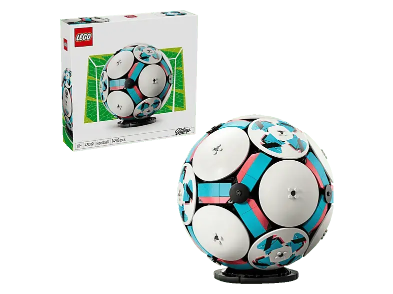 Lego Editions Football 43019 Fu&szlig;ball Bausatz, Mehrfarbig