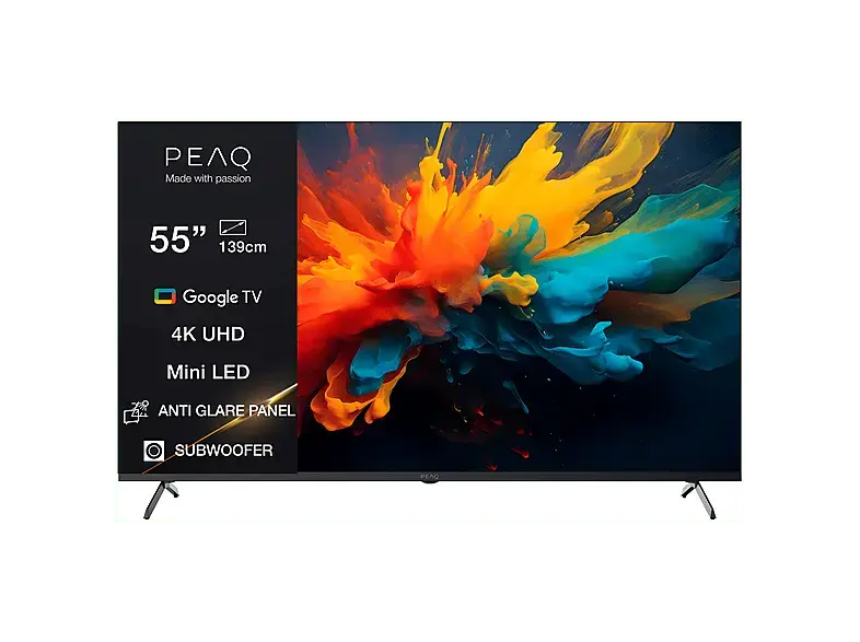 Peaq PTV 55GMU-5026C AG 55 Zoll Mini LED UHD Google TV