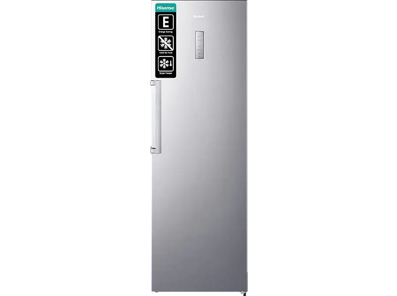 Hisense RL481N4BIE K&uuml;hlschrank (E, 1855 mm hoch, Inox-Look, 370 l)