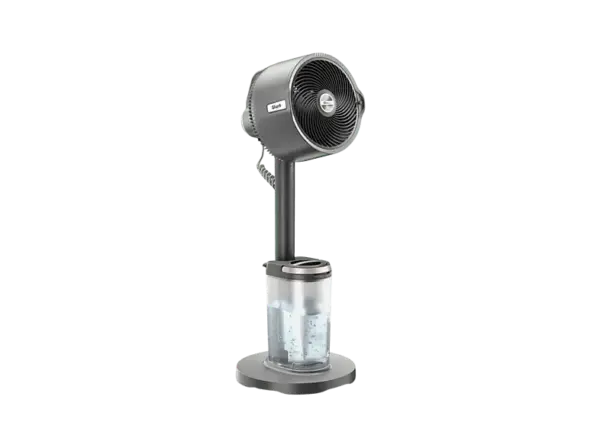 Shark FA300EU FlexBreeze Pro Mist Ventilator f&uuml;r den Innen- und Au&szlig;enbereich mit Outdoor-Spr&uuml;hnebelsystem Anthrazit (36 Watt, mit Fernbedienung, 5 Geschwindigkeitsstufen)