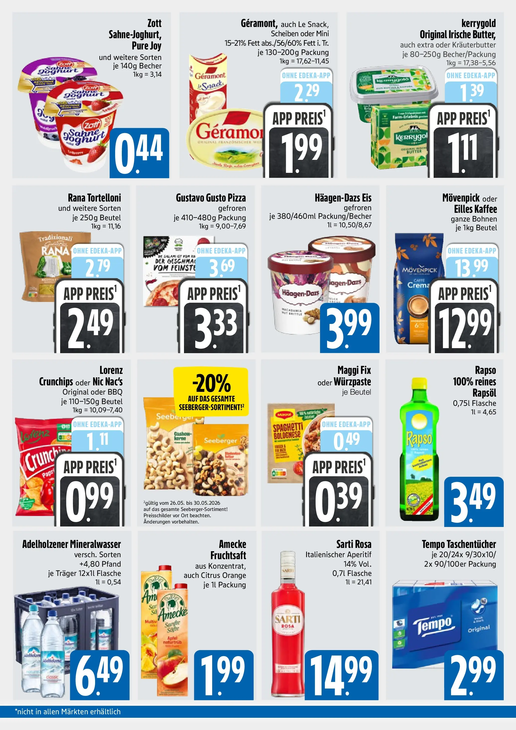 Angebote - E xpress: Wochenangebote (ab 24.05.2026) zum Blättern | Seite: 2 | Produkte: Gustavo gusto, Tempo, Lorenz crunchips, Eis