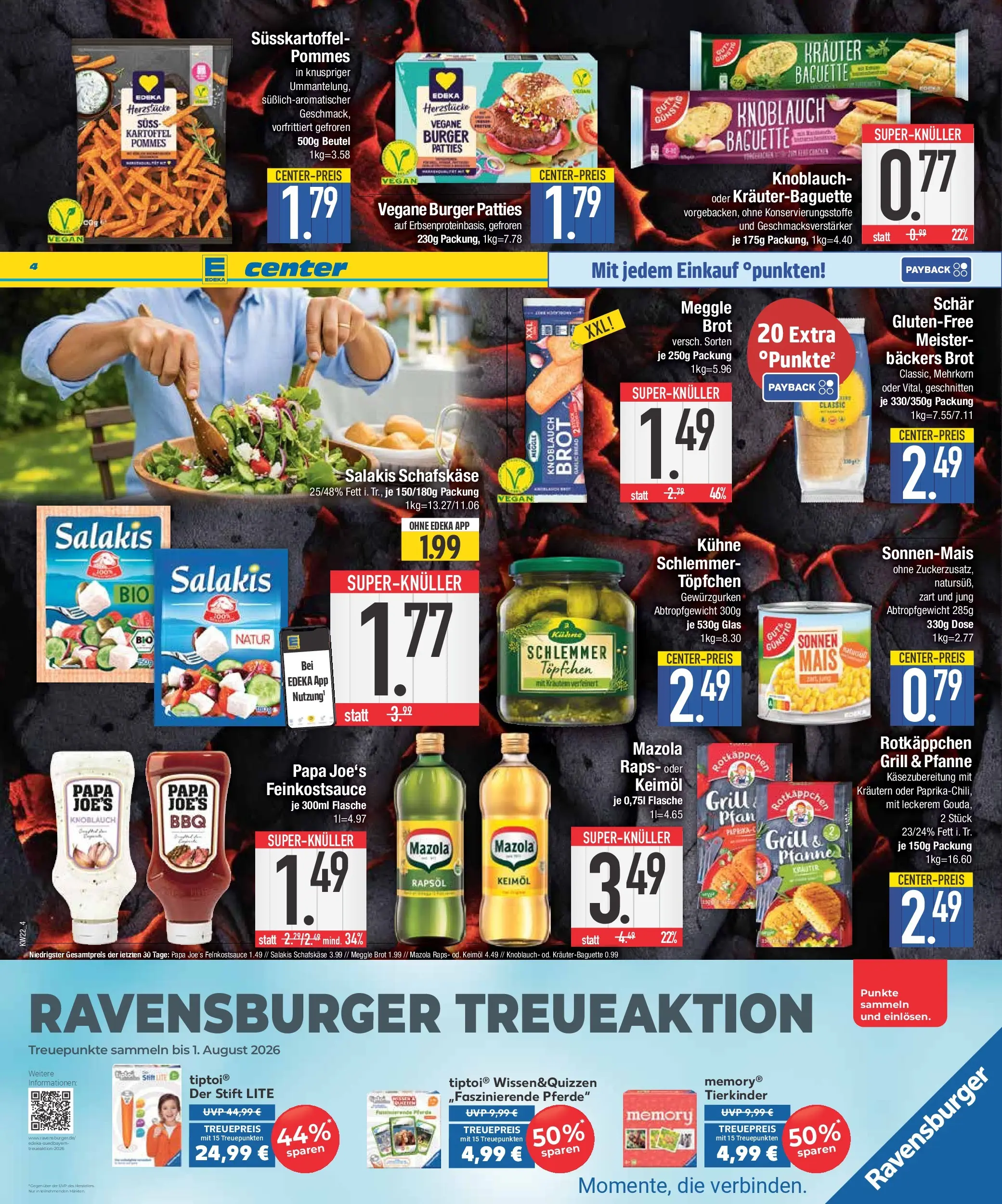 E center Prospekt Neuburg An Der Donau (ab 26.05.2026) zum Blättern | Seite: 4 | Produkte: Grill, Rapsöl, Pommes, Rotkäppchen