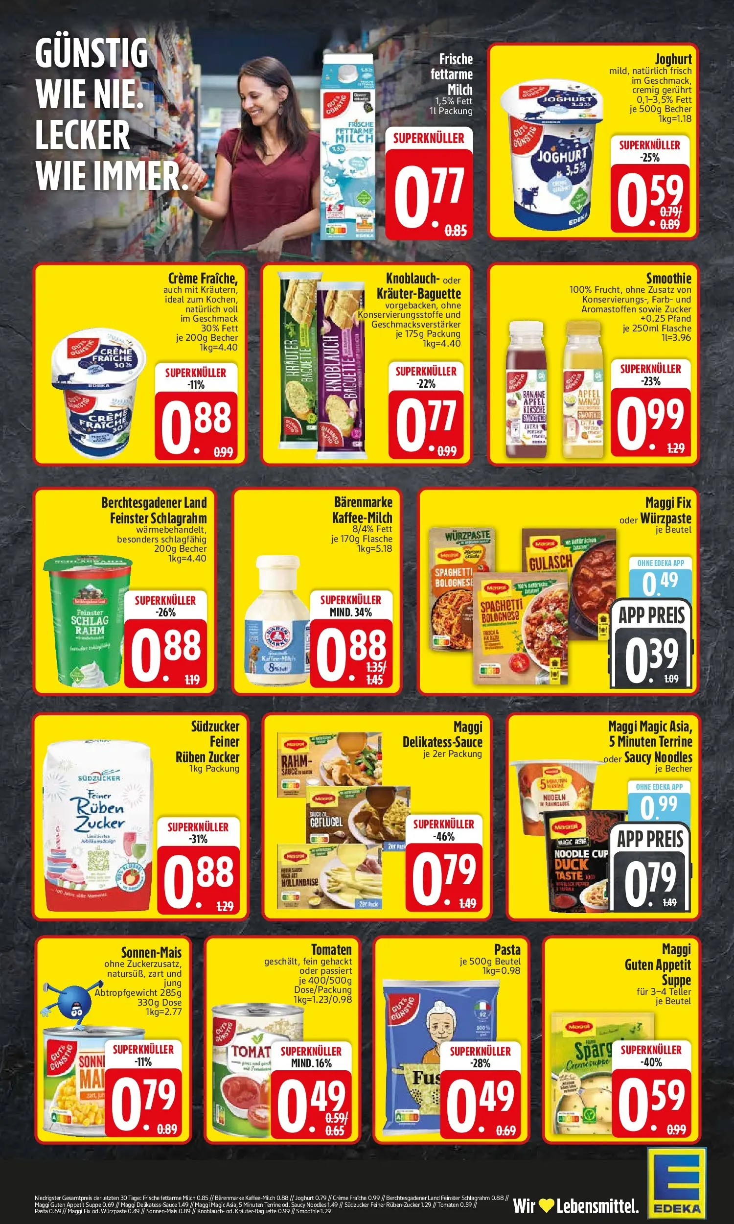 Edeka prospekt Vilgertshofen-Issing (ab 26.05.2026) » Angebote Online | Seite: 2 | Produkte: Milch, Creme, Zucker, Maggi fix
