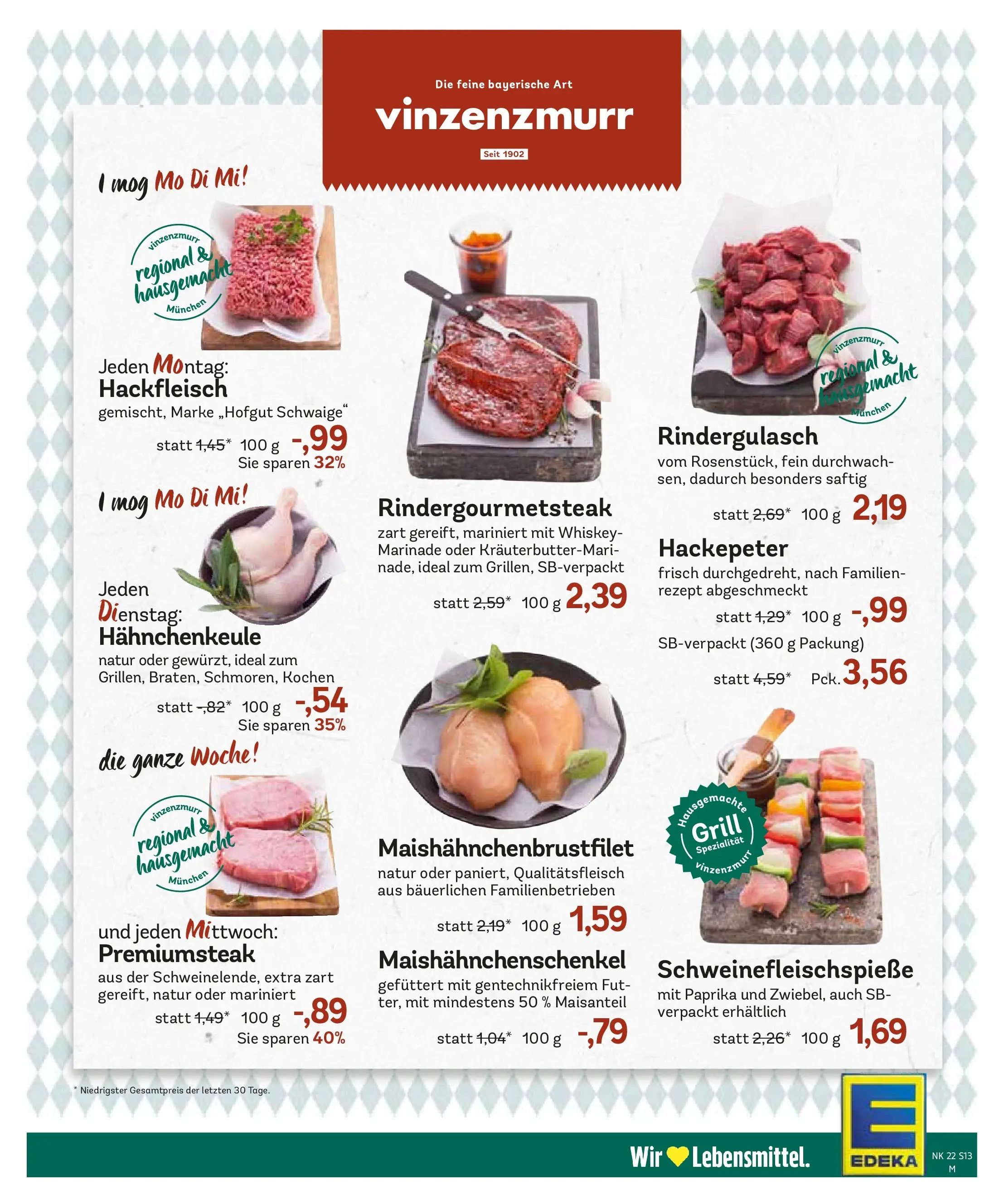 Edeka prospekt Murnau (ab 26.05.2026) » Angebote Online | Seite: 15 | Produkte: Rindergulasch, Steak, Whiskey, Hackfleisch