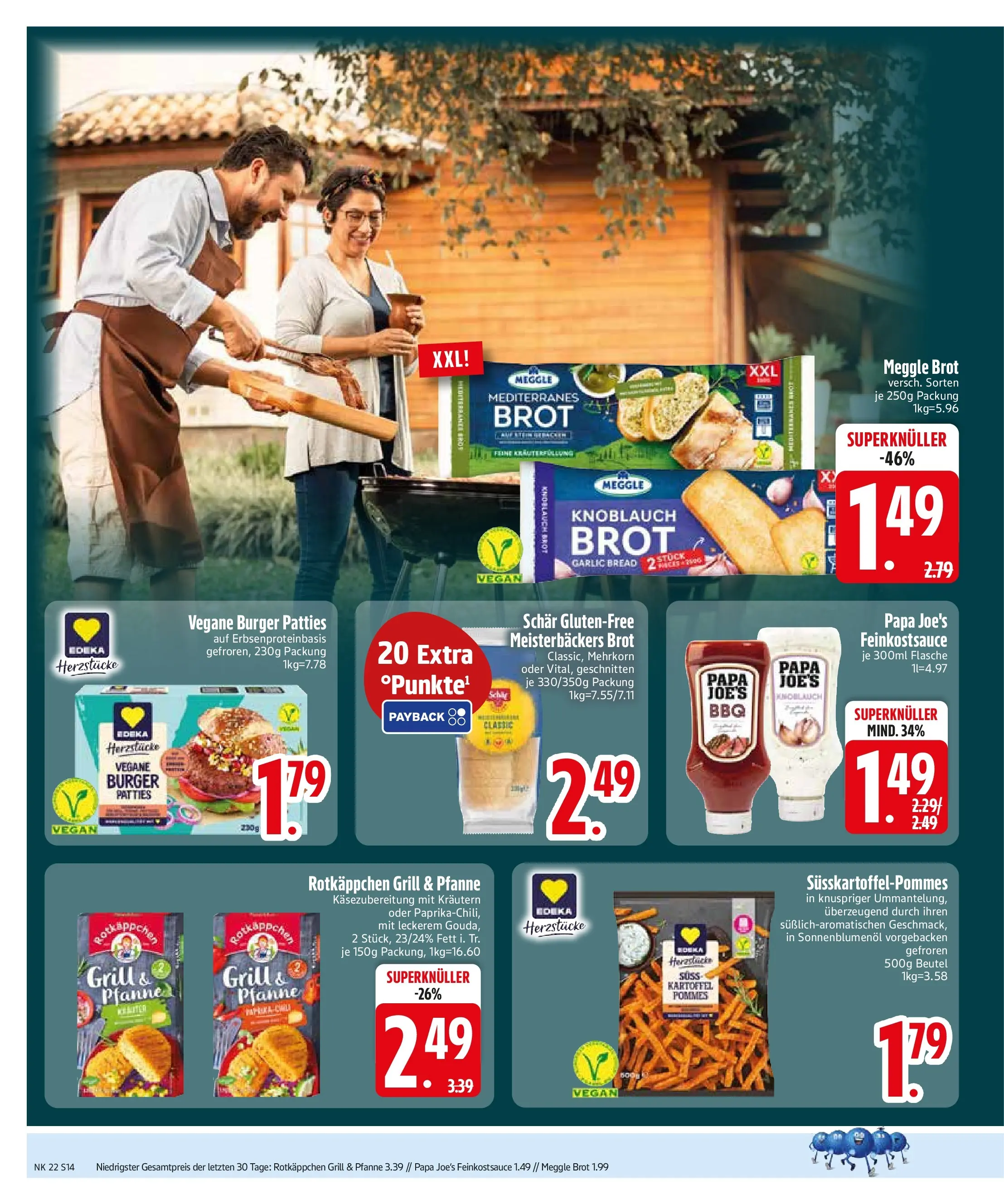 Edeka prospekt Vilgertshofen-Issing (ab 26.05.2026) » Angebote Online | Seite: 16 | Produkte: Grill, Sonnenblumenol, Pommes, Brot