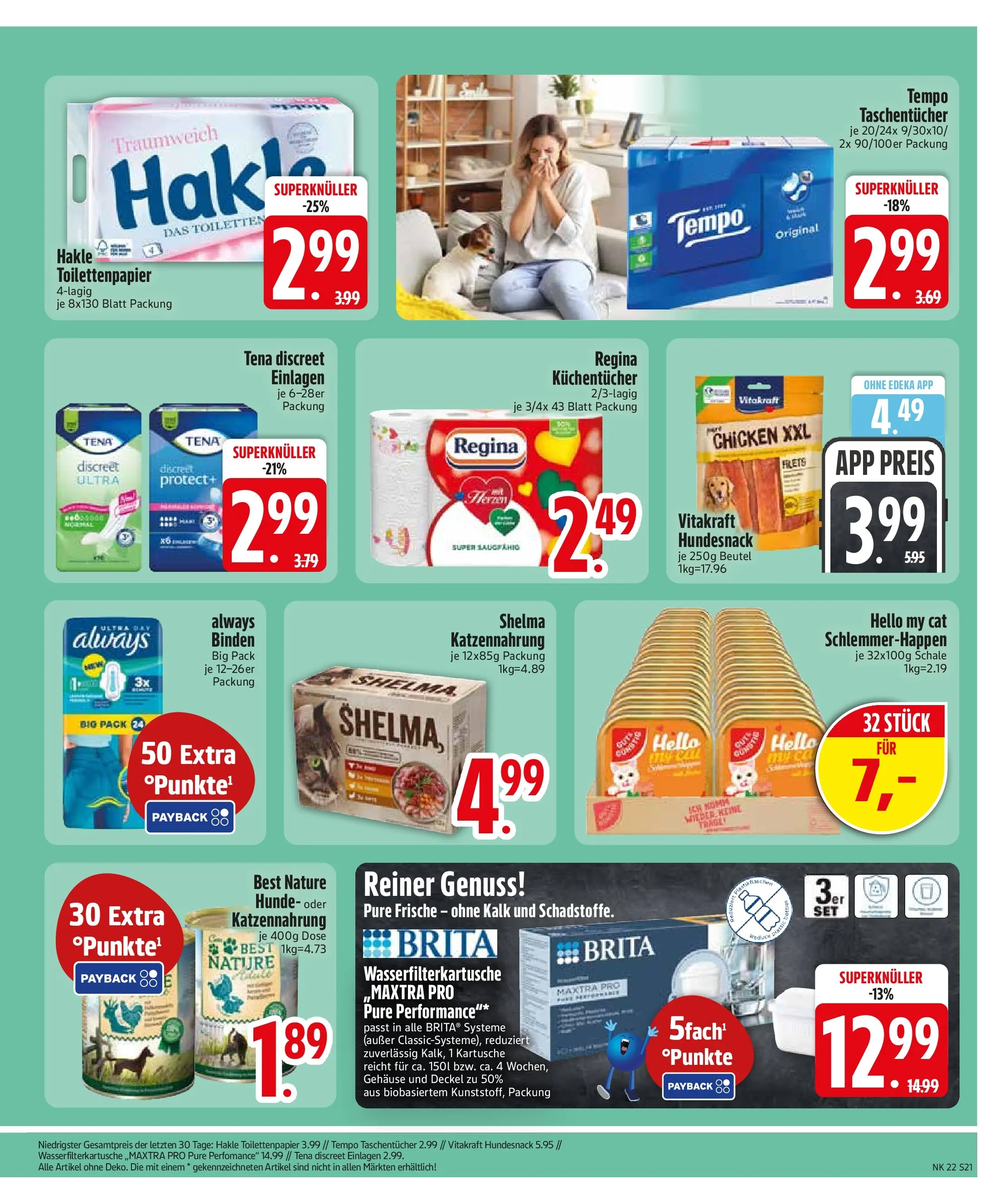 Edeka prospekt Vilgertshofen-Issing (ab 26.05.2026) » Angebote Online | Seite: 23 | Produkte: Tempo, Toilettenpapier