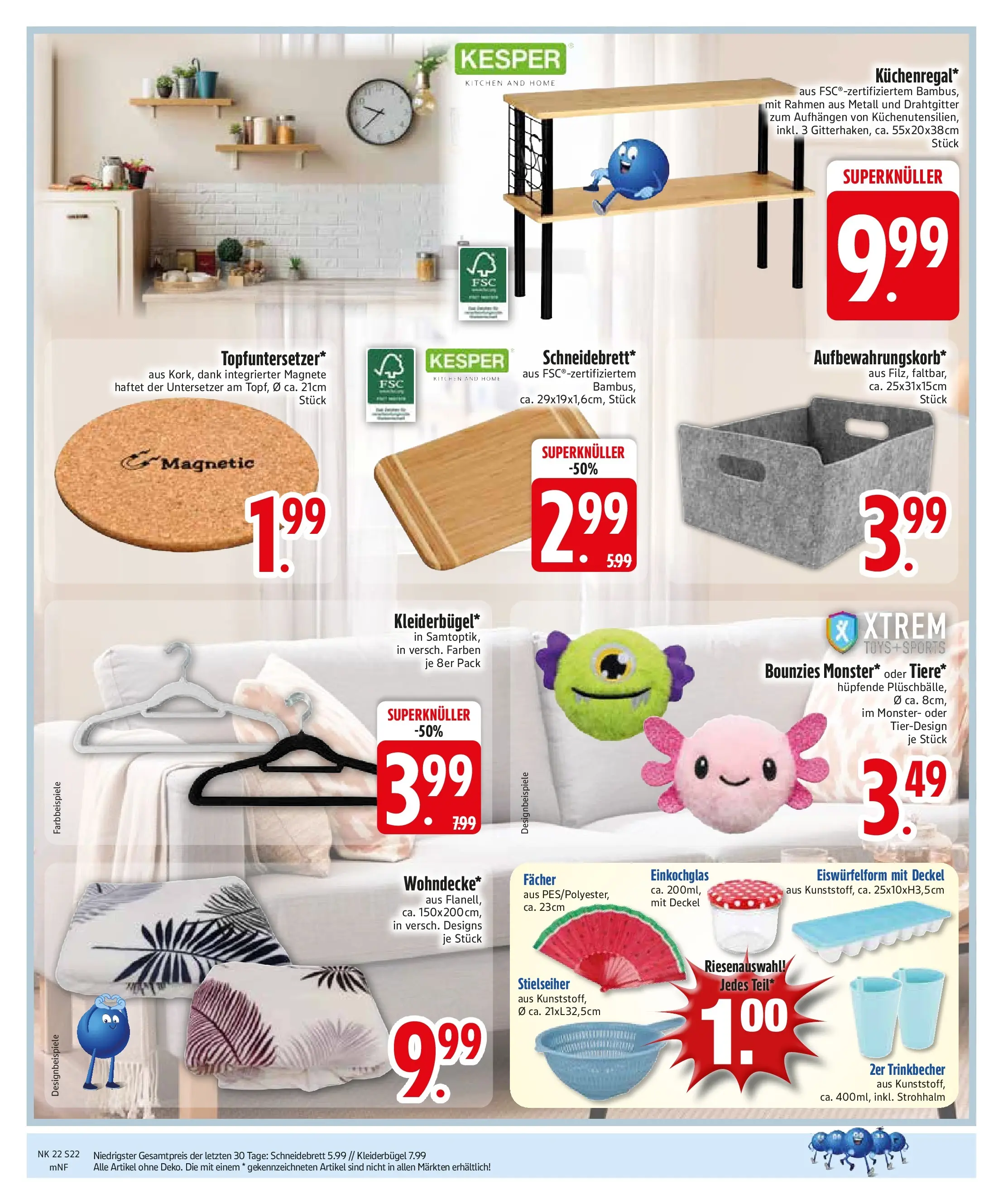 Edeka prospekt Vilgertshofen-Issing (ab 26.05.2026) » Angebote Online | Seite: 24 | Produkte: Kleiderbügel, Monster