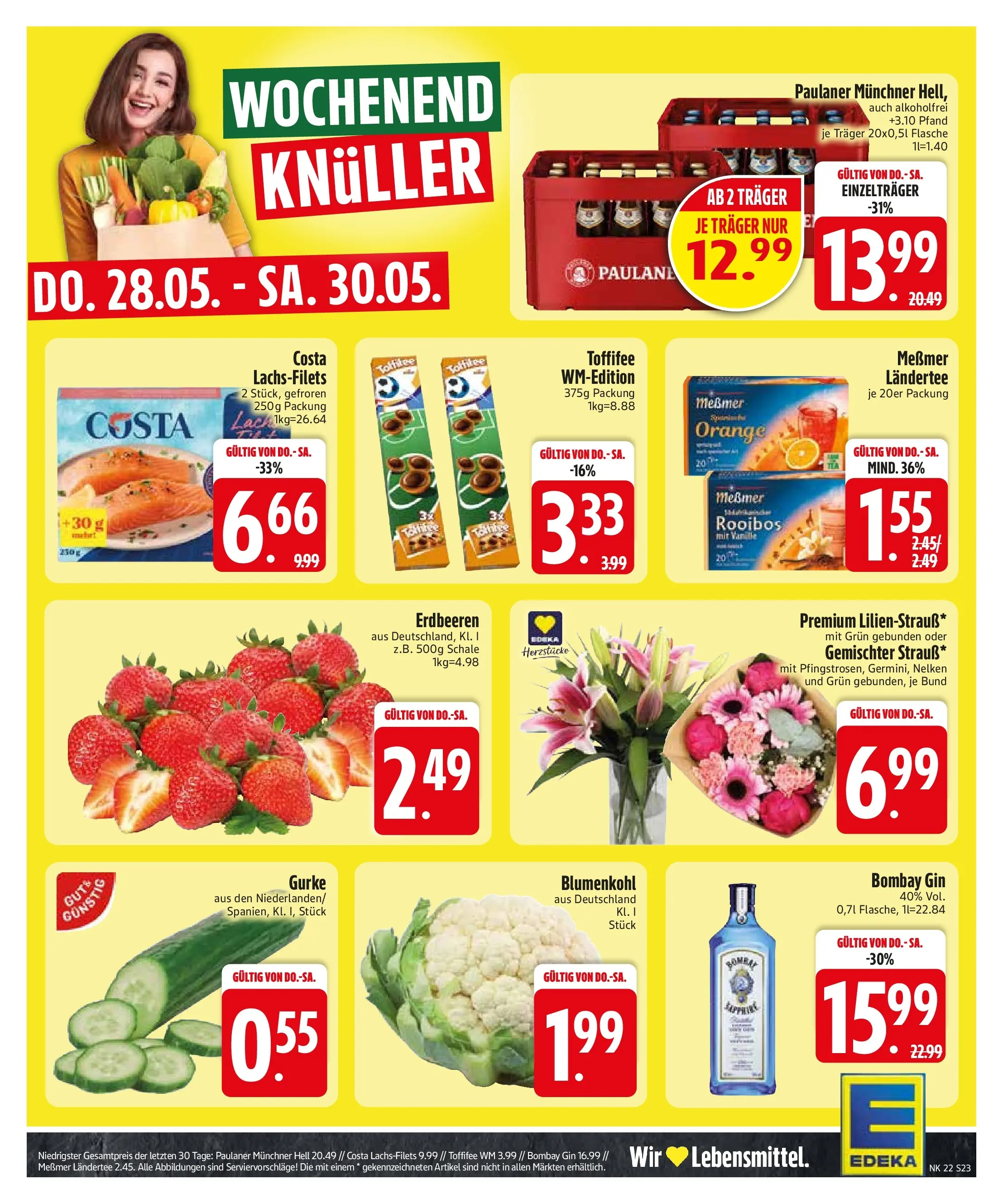 Edeka prospekt Vilgertshofen-Issing (ab 26.05.2026) » Angebote Online | Seite: 25 | Produkte: Messmer, Toffifee, Blumenkohl, Erdbeeren