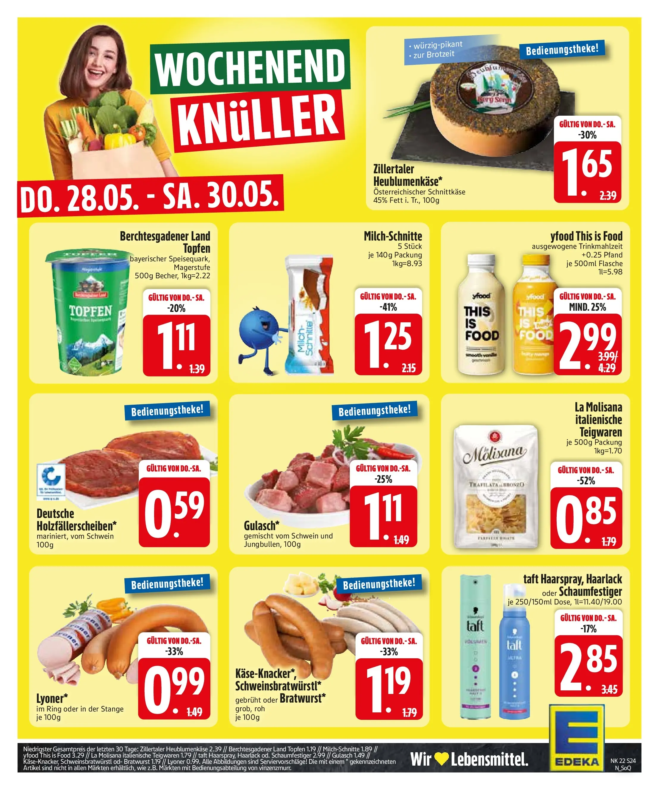Edeka prospekt Vilgertshofen-Issing (ab 26.05.2026) » Angebote Online | Seite: 26 | Produkte: Quark, Milch, Gulasch, Pasta