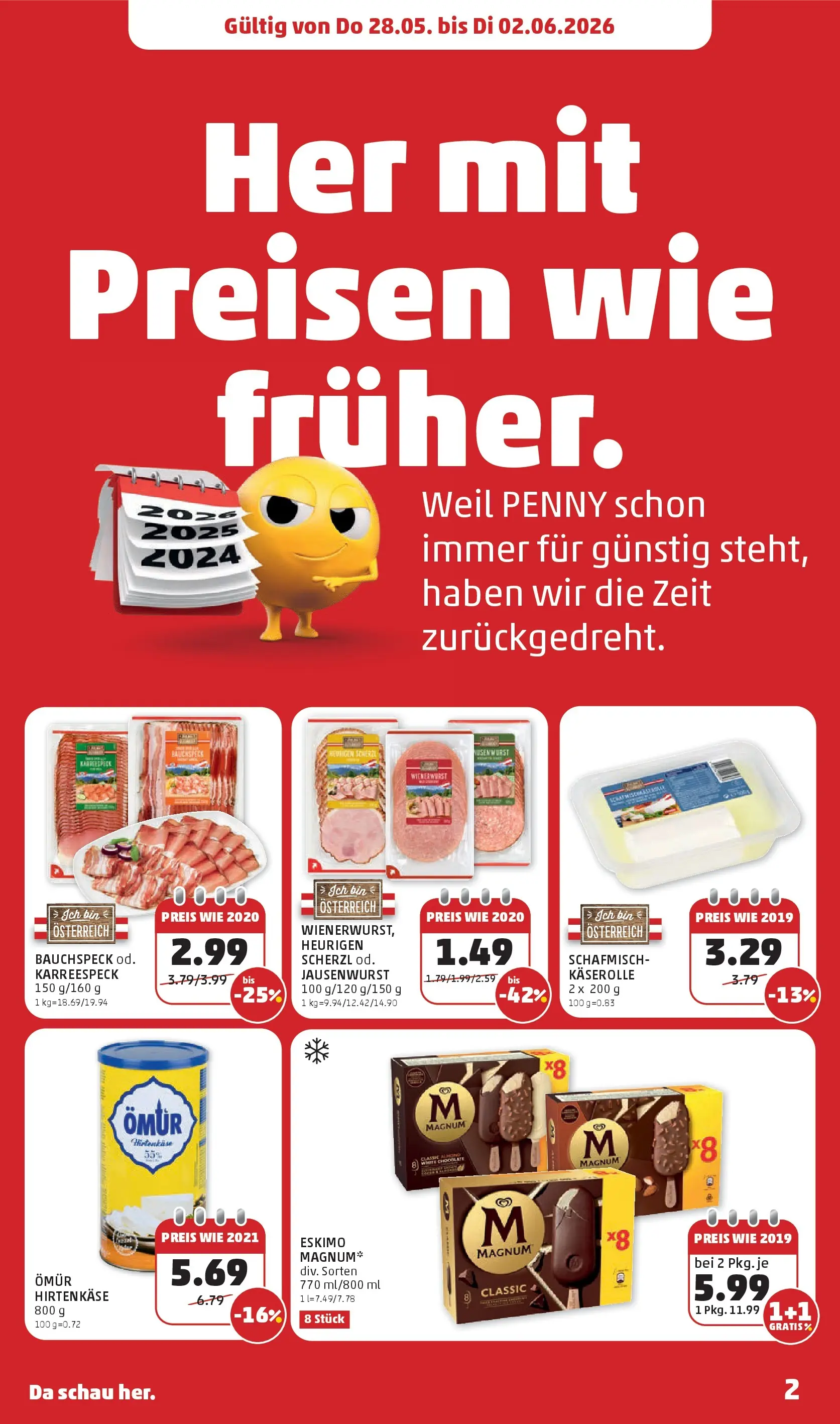 Penny Markt - PENNY: Die ganze Woche sparen. ab (28.05.2026) - Angebote, Prospekt | Seite: 2
