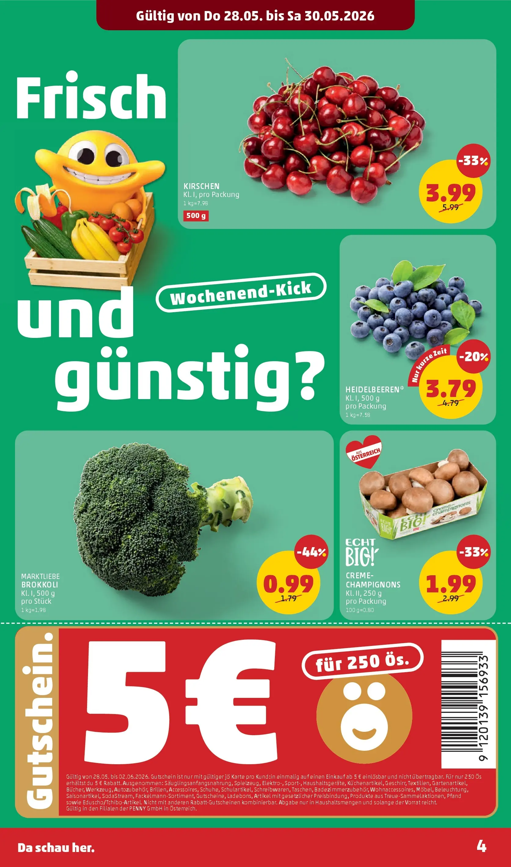 Penny Markt - PENNY: Die ganze Woche sparen. ab (28.05.2026) - Angebote, Prospekt | Seite: 4 | Produkte: Creme