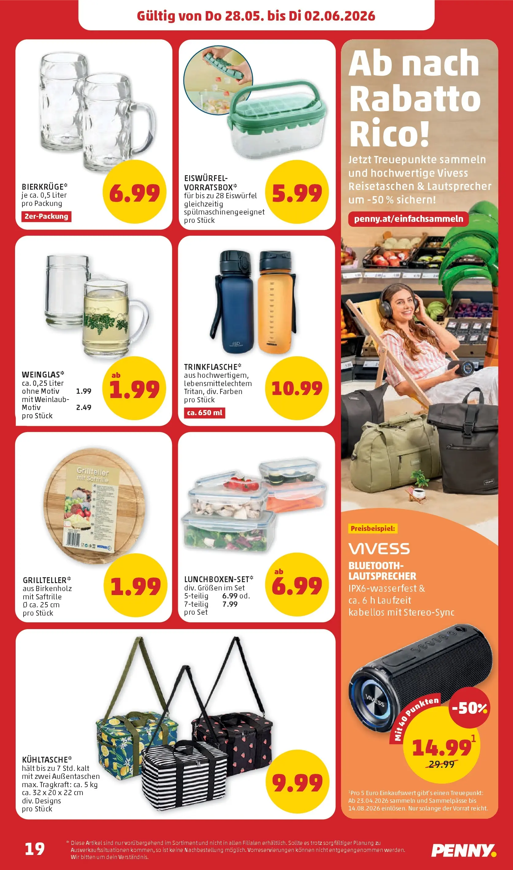 Penny Markt - PENNY: Die ganze Woche sparen. ab (28.05.2026) - Angebote, Prospekt | Seite: 19 | Produkte: Lautsprecher