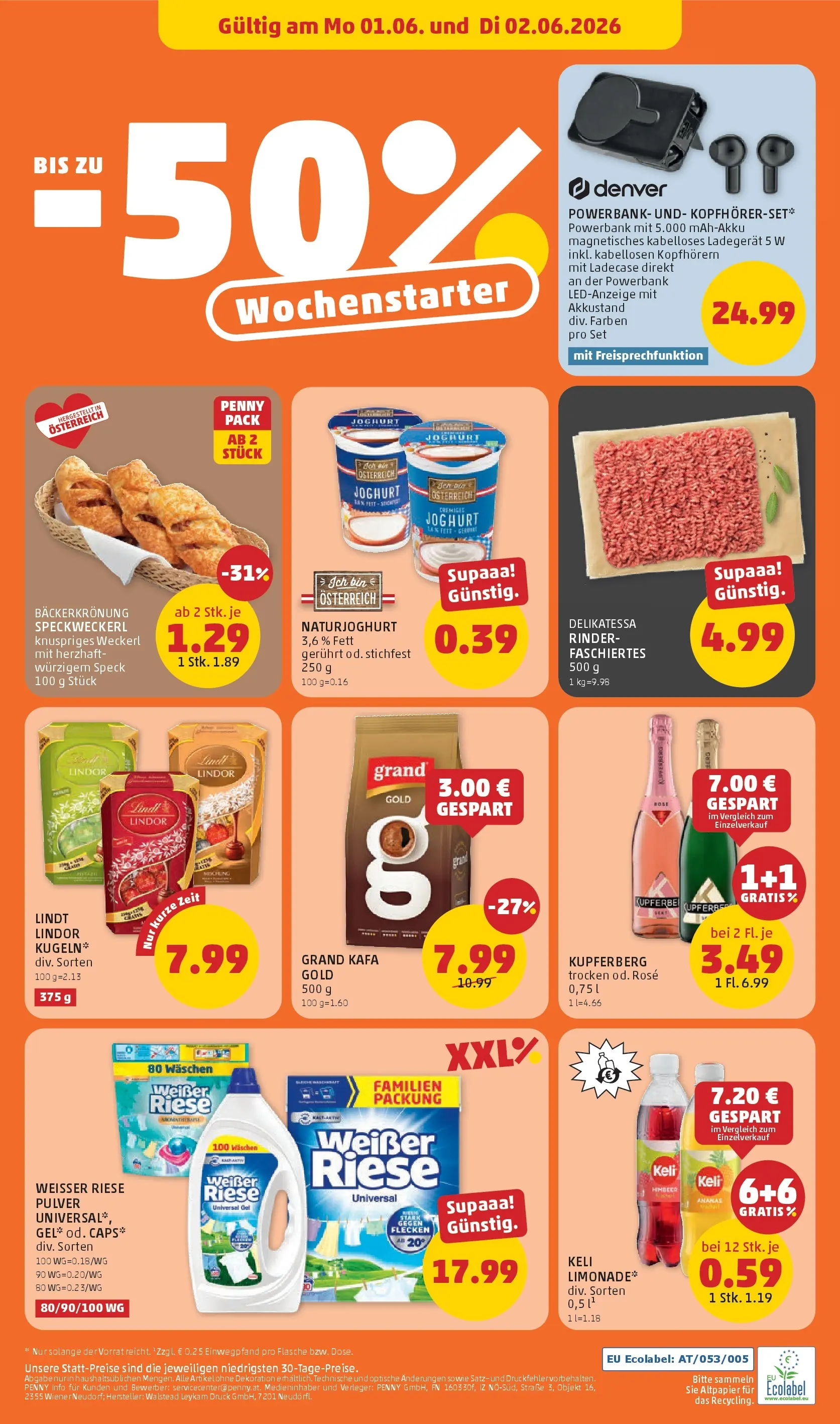 Penny Markt - PENNY: Die ganze Woche sparen. ab (28.05.2026) - Angebote, Prospekt | Seite: 28 | Produkte: Joghurt