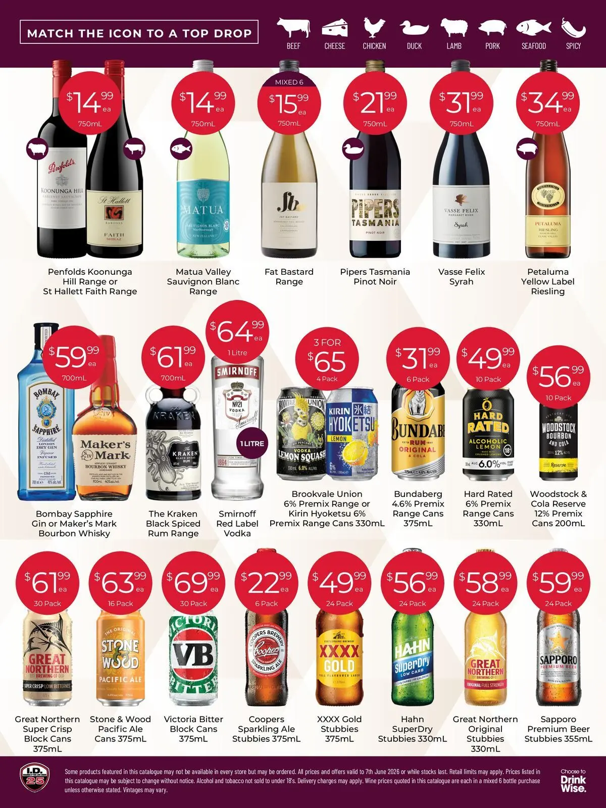 Deals - A Taste for Discovery 25/05 - 24/05/2026 > weekly / monthly specials | Page: 2 | Products: Duck, Chicken, Bourbon, Wood