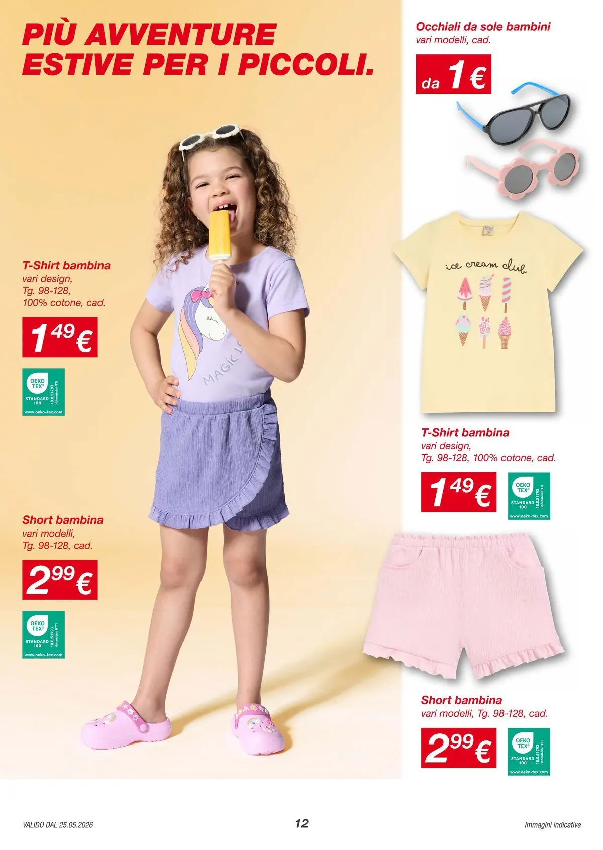 Nuovo KiK volantino Momenti estivi dal 25/05/2026 > offerte anteprima 🛍️ | Pagina: 12 | Prodotti: Occhiali