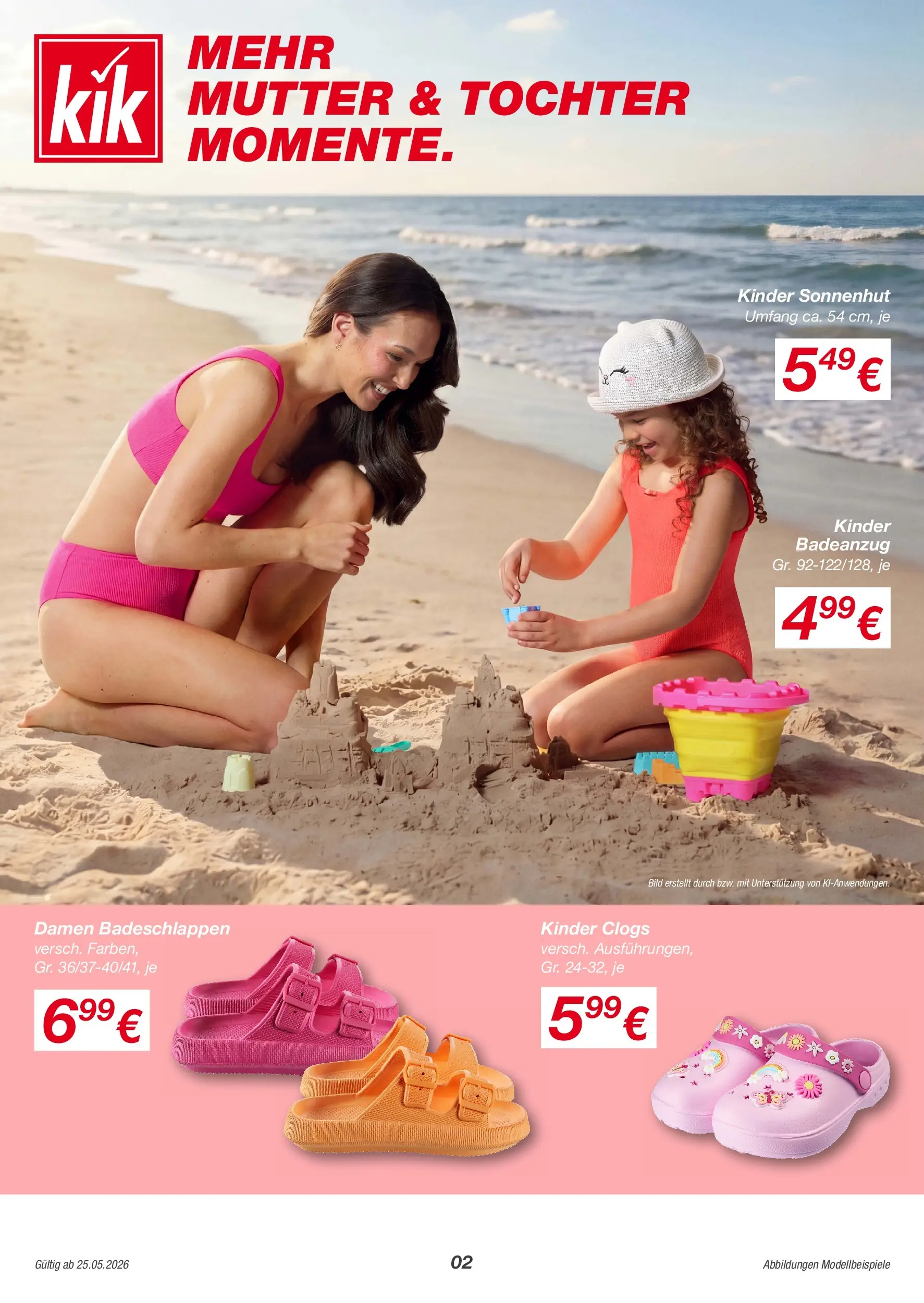 Kik Prospekt aktuell von 25.05.2026 - Aktuelle Angebote | Seite: 2 | Produkte: Badeanzug