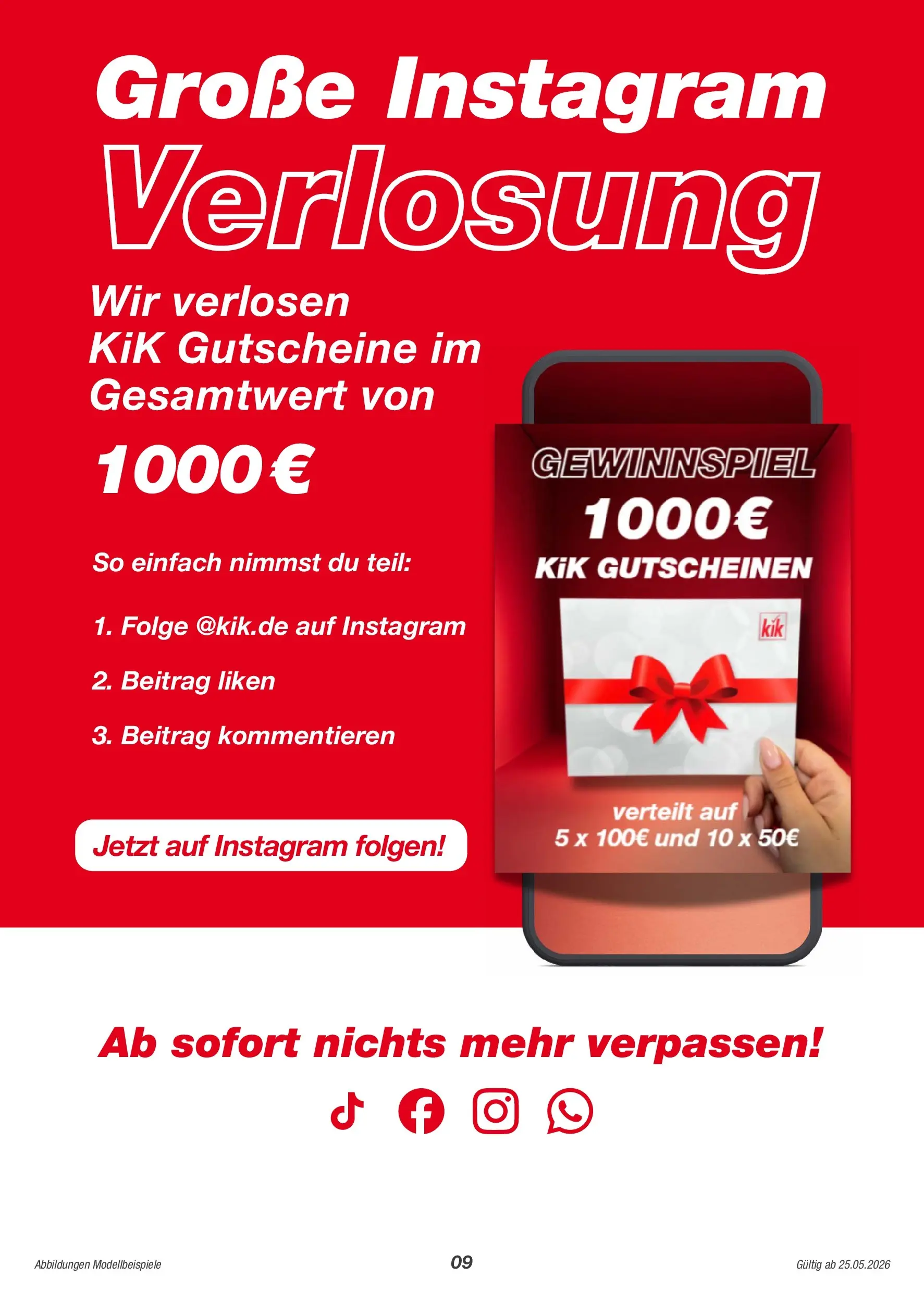 Kik Aktueller Prospekt (ab 25.05.2026) zum Blättern | Seite: 9