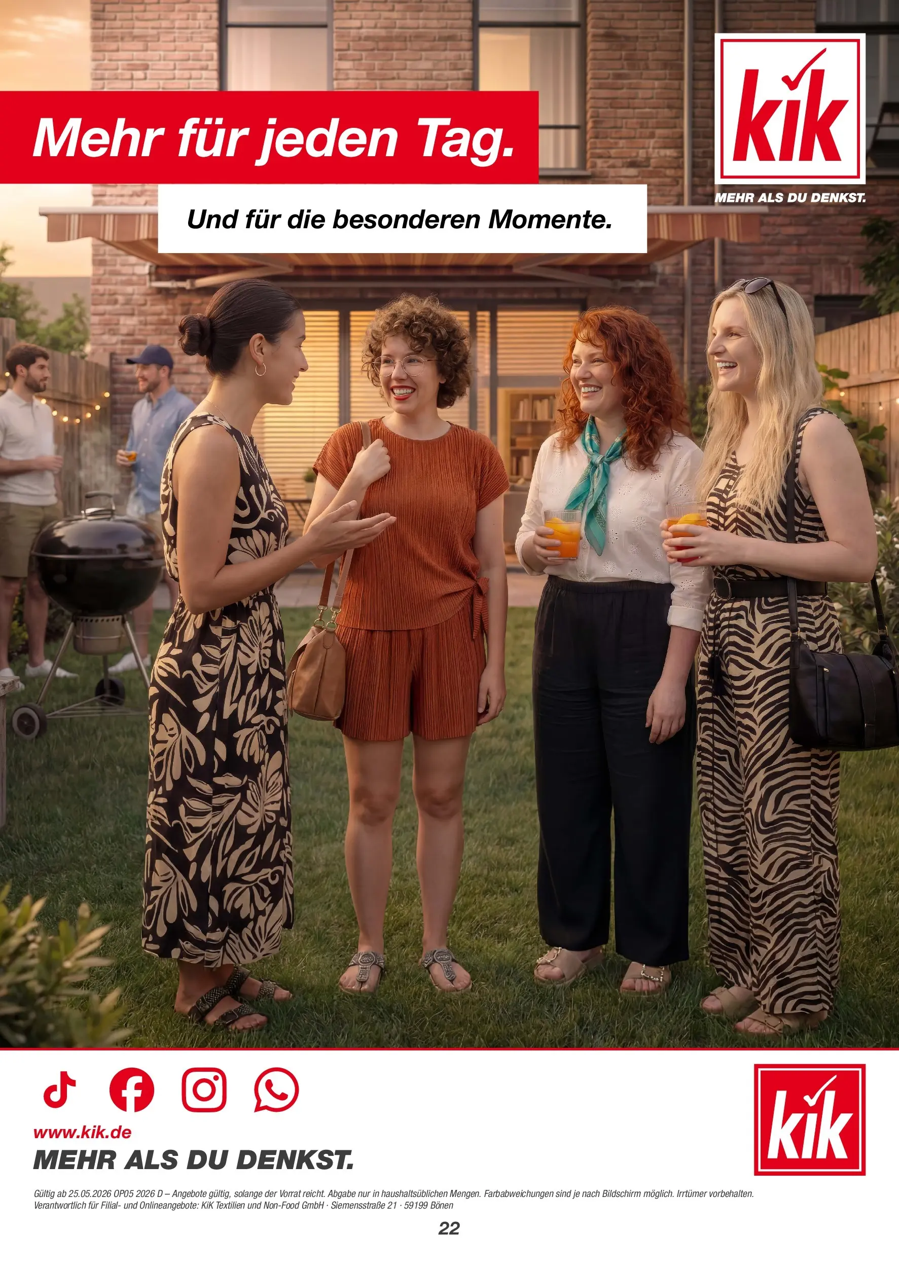 Kik Aktueller Prospekt (ab 25.05.2026) zum Blättern | Seite: 22