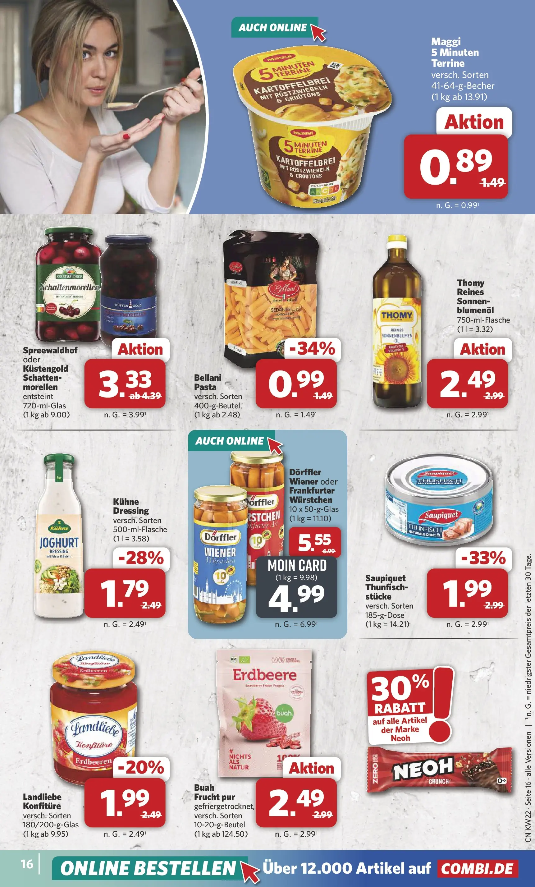 Combi - Unsere Combi Wochenangebote (ab 25.05.2026) zum Blättern | Seite: 16