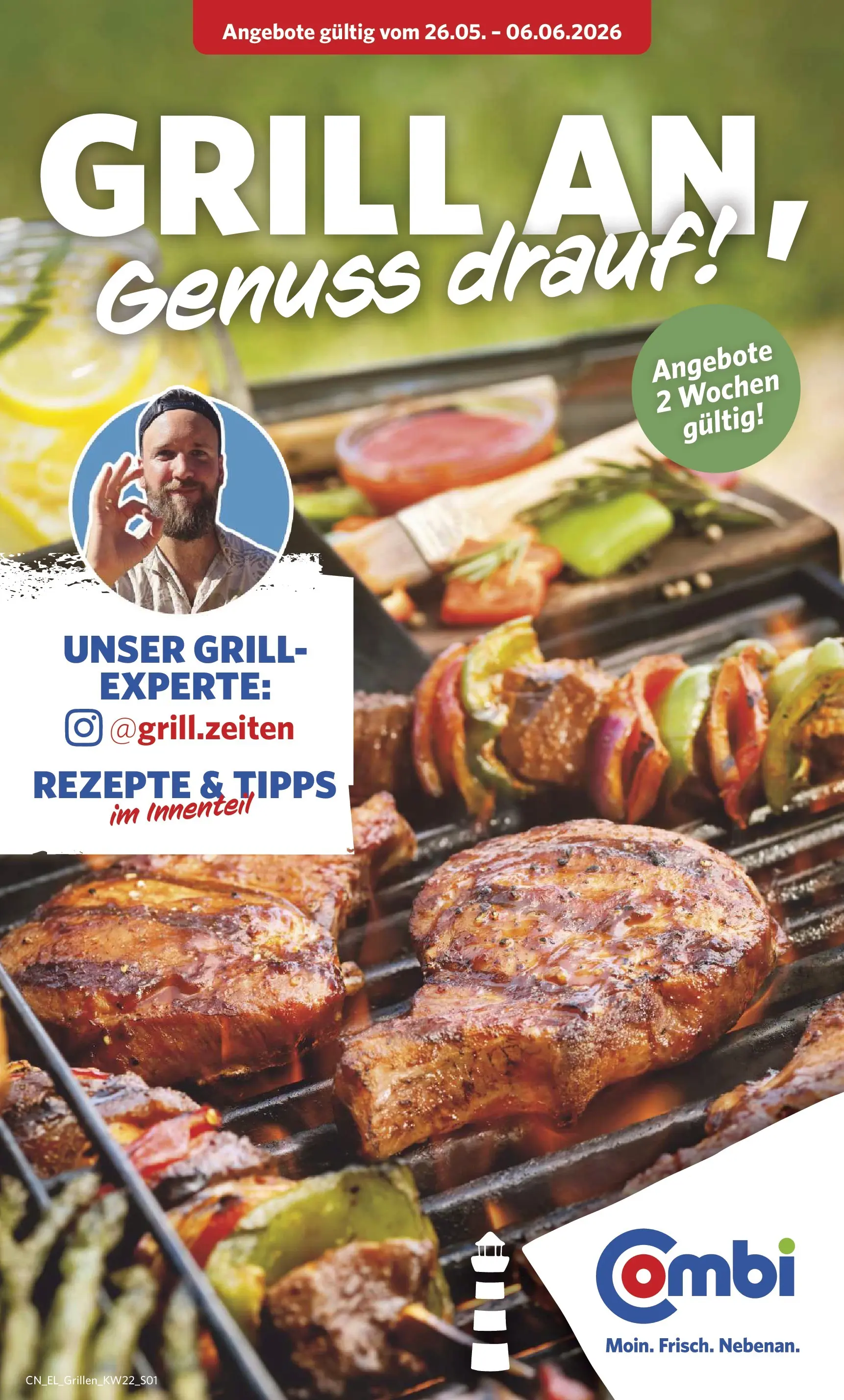Combi - Unsere Combi Wochenangebote: Grillen (ab 25.05.2026) zum Blättern | Seite: 1