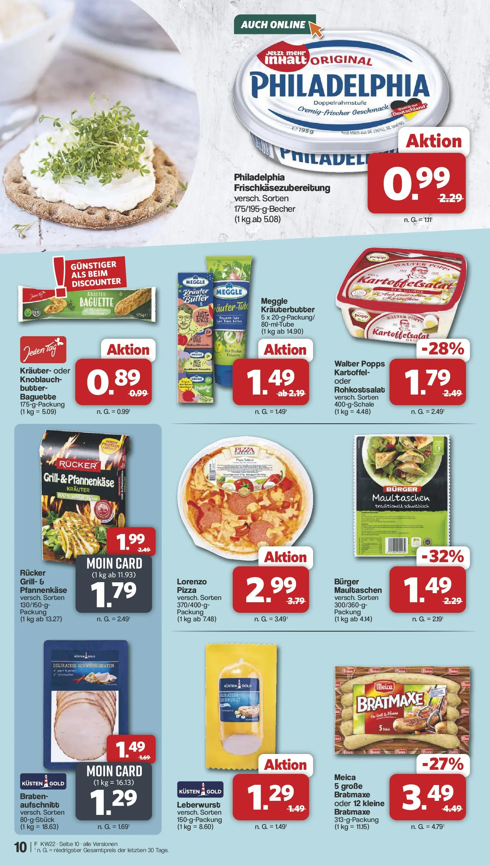 Famila Nordwest - Famila: Wochenangebote (ab 25.05.2026) zum Blättern | Seite: 10 | Produkte: Milch, Baguette, Kräuterbutter, Pizza