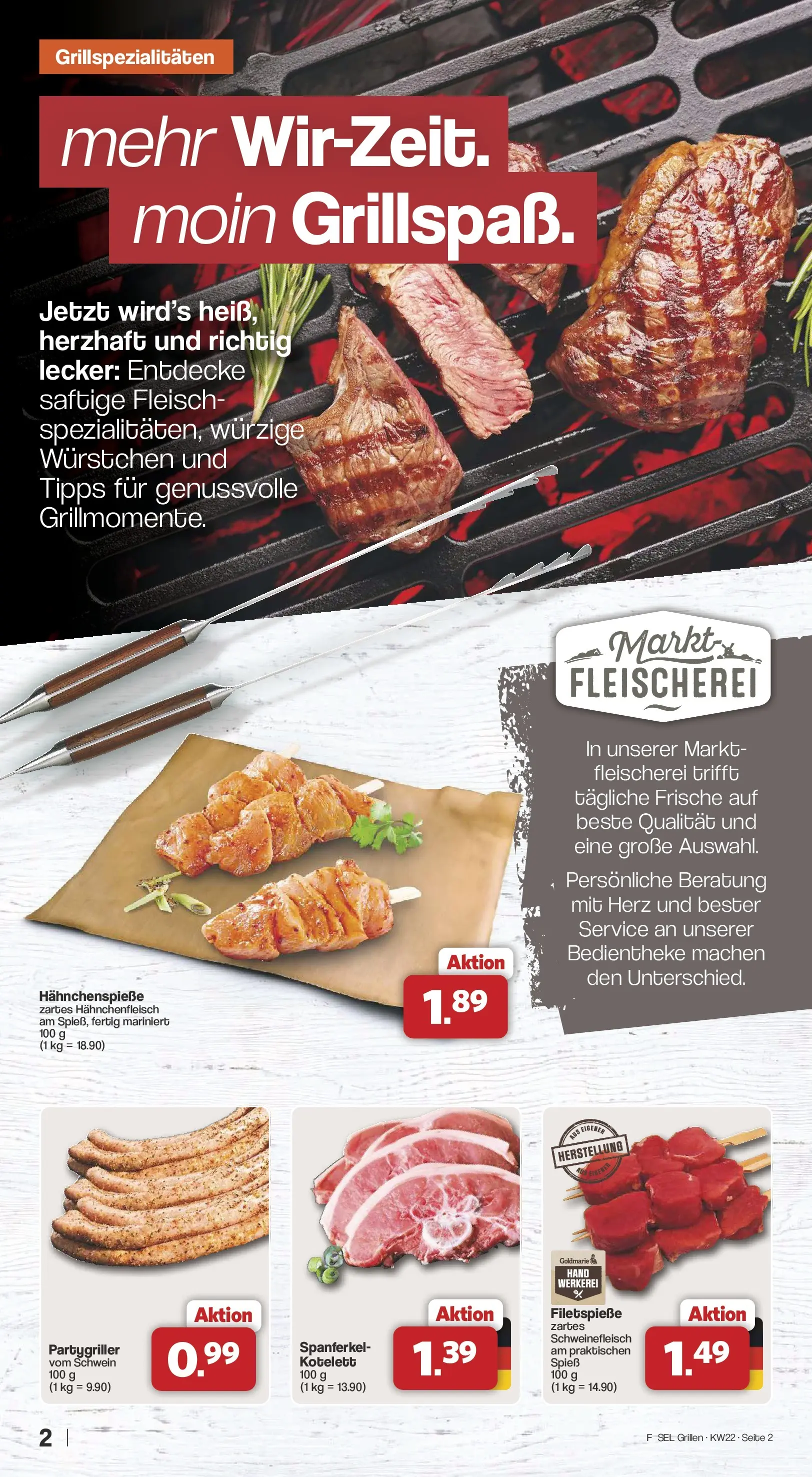 Famila Nordwest - Famila: Grillen (ab 25.05.2026) zum Blättern | Seite: 2 | Produkte: Schweinefleisch, Fleisch