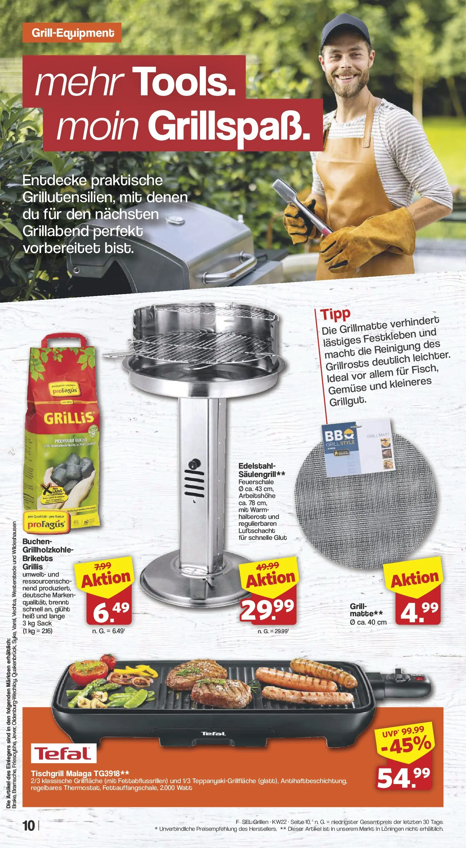 Famila Nordwest - Famila: Grillen (ab 25.05.2026) zum Blättern | Seite: 10 | Produkte: Grill, Gemüse