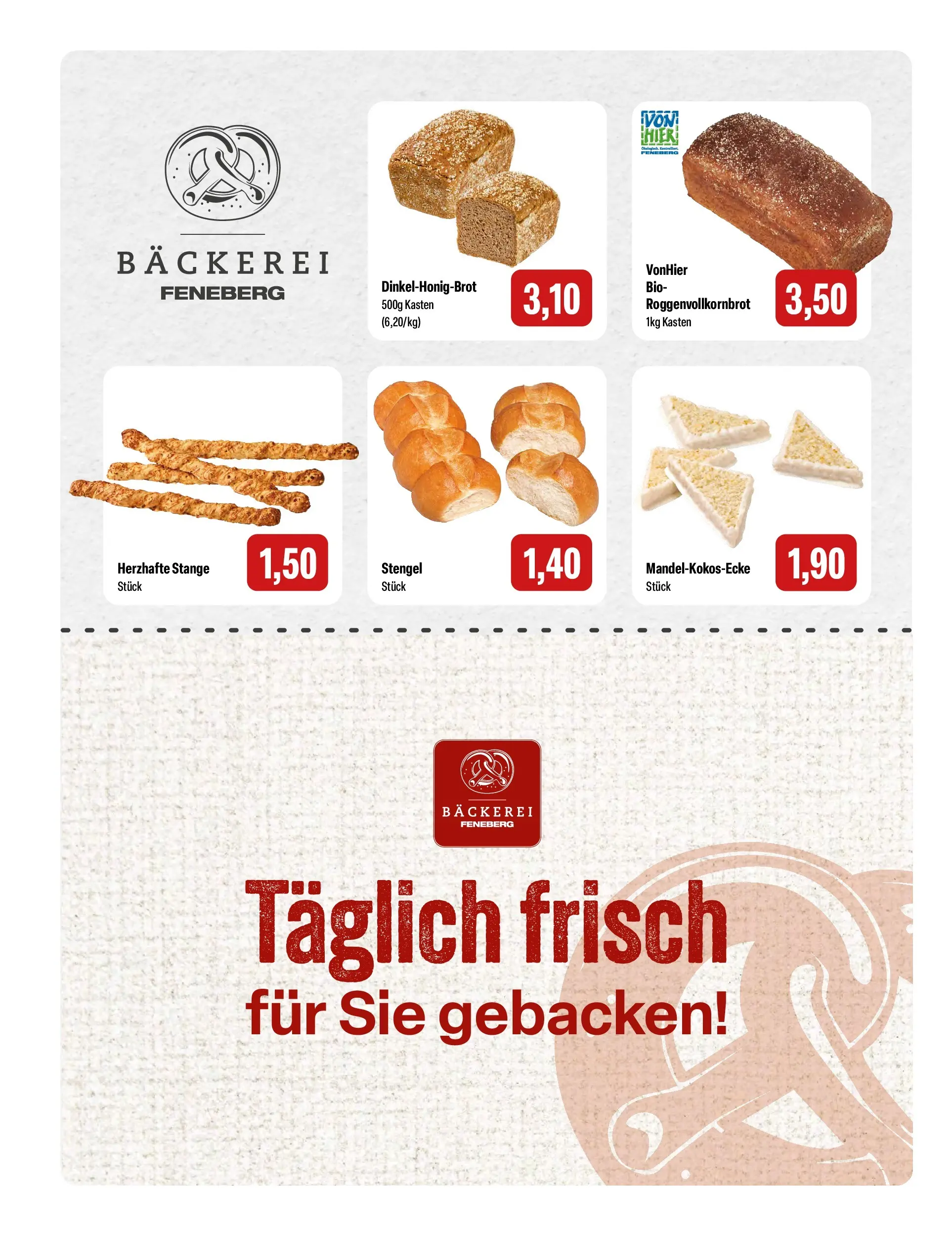 Feneberg Aktuelle Angebote (ab 28.05.2026) zum Blättern | Seite: 4 | Produkte: Bäckerei