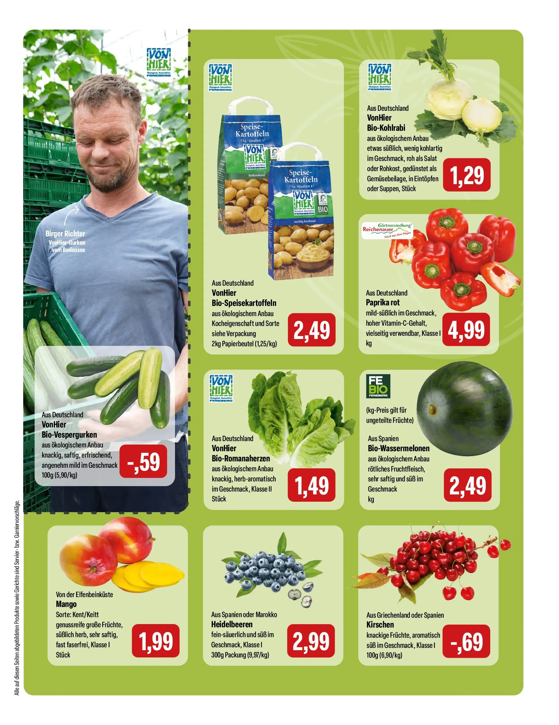 Feneberg Aktuelle Angebote (ab 28.05.2026) zum Blättern | Seite: 5 | Produkte: Paprika rot, Heidelbeeren, Kartoffeln, Mango