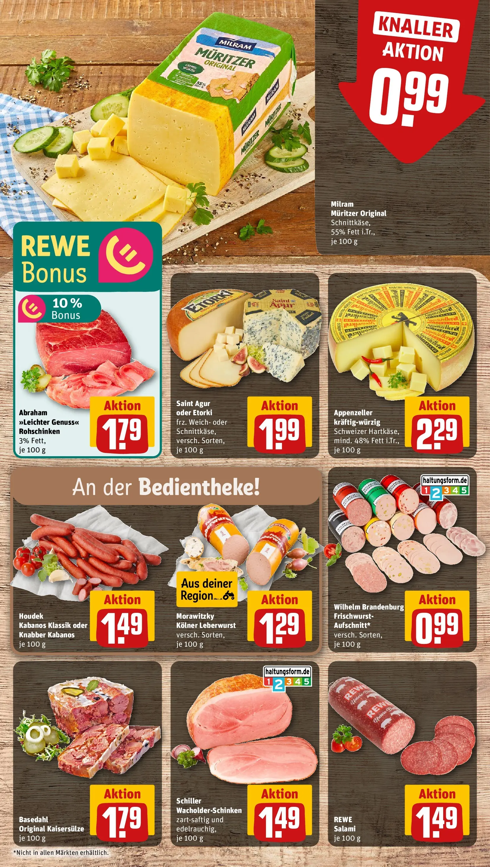 REWE Prospekt ab 26.05.2026 zum Blättern » Angebote | Seite: 9 | Produkte: Milram, Salami, Morawitzky