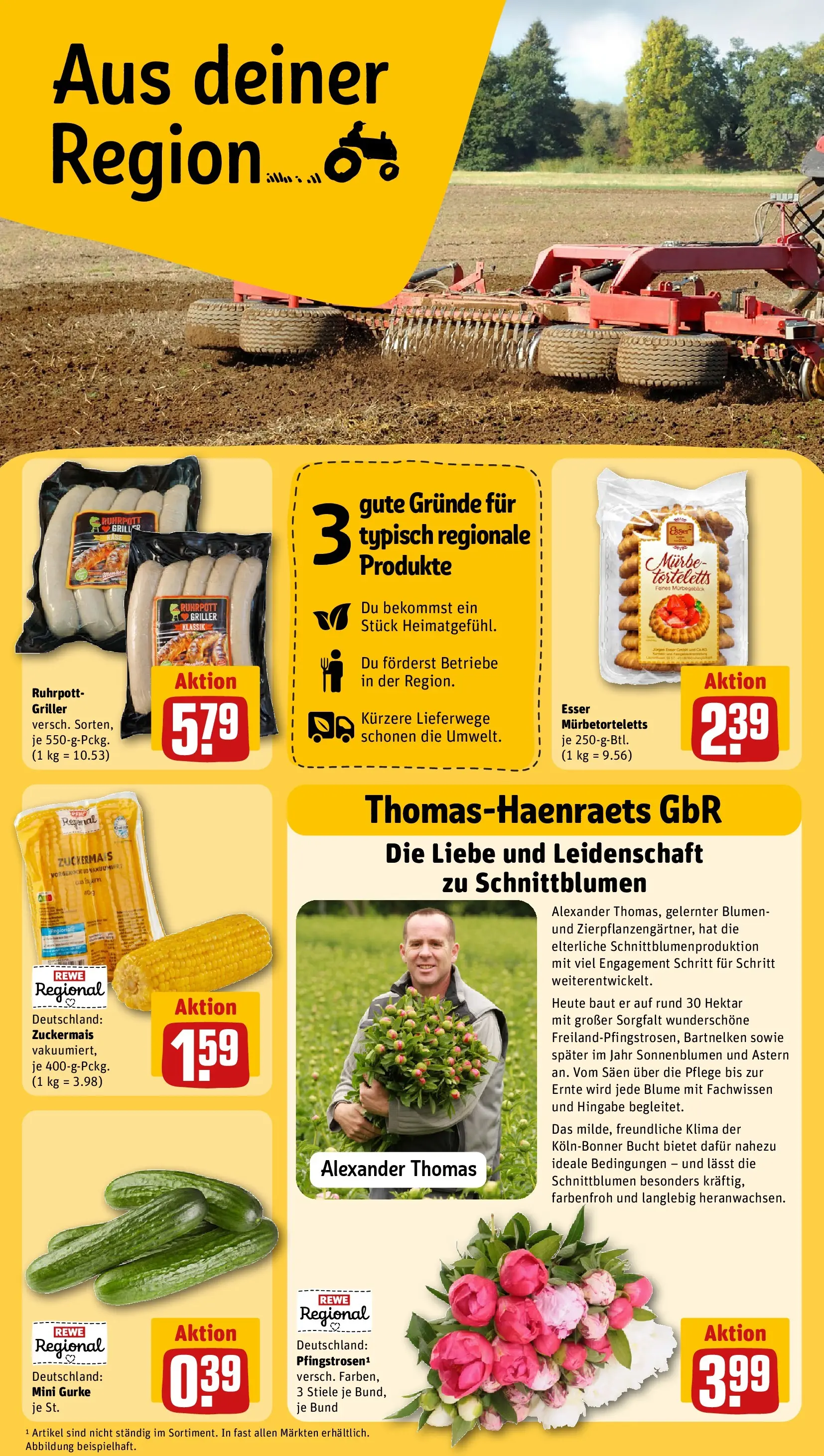 REWE Prospekt ab 26.05.2026 zum Blättern » Angebote | Seite: 22 | Produkte: Blumen, Griller
