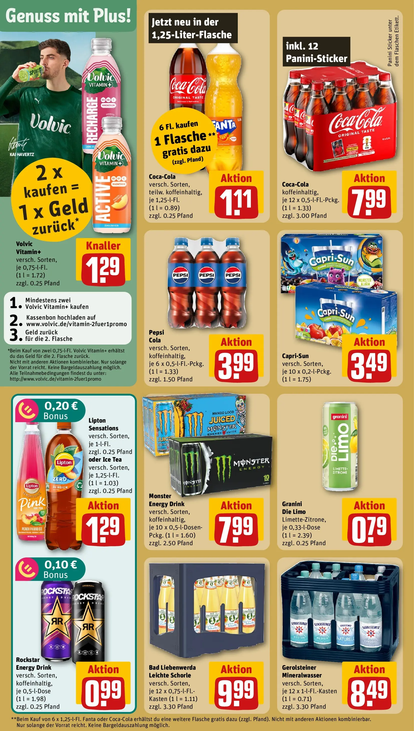 REWE Prospekt ab 24.05.2026 zum Blättern » Angebote | Seite: 16 | Produkte: Fanta, Energy, Mango, Granini die limo