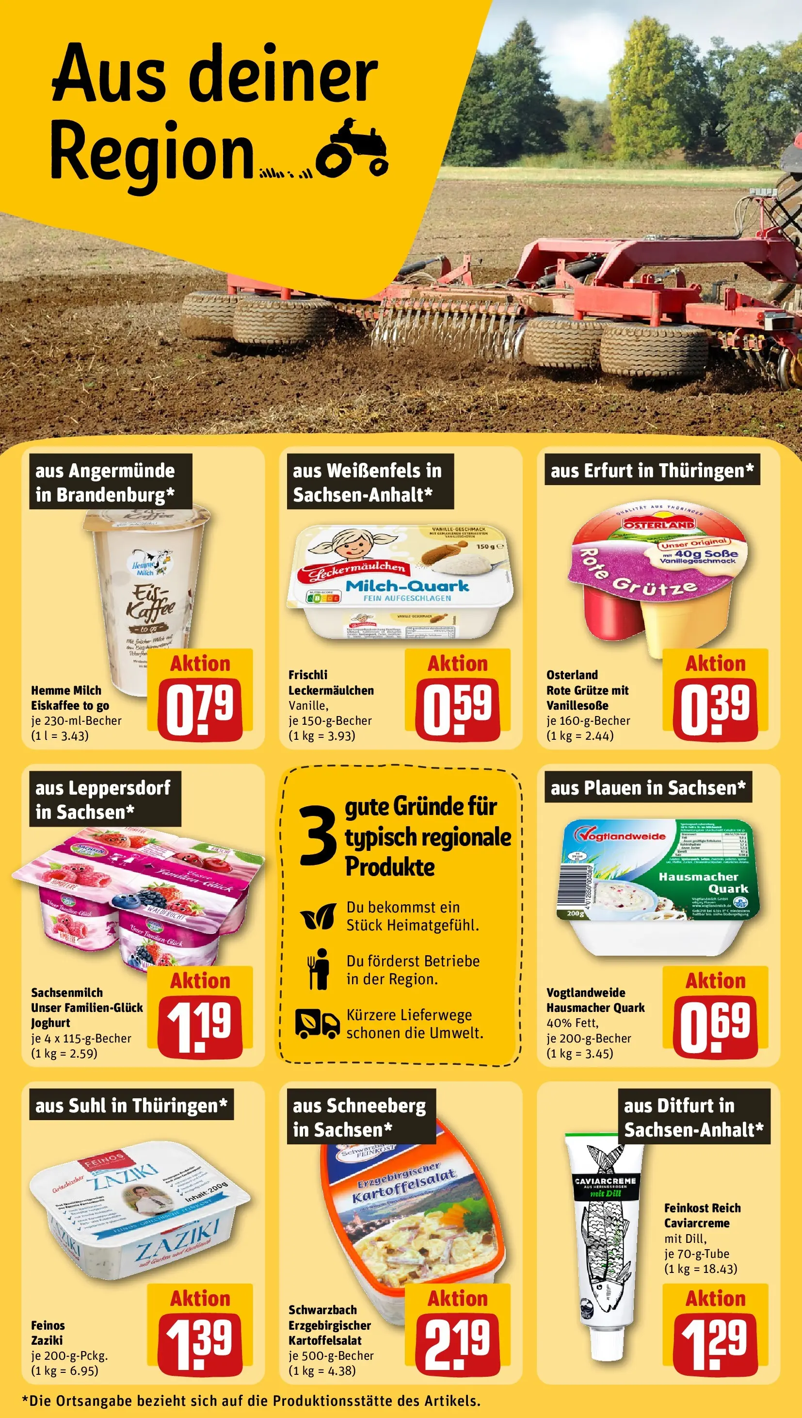 REWE Prospekt ab 26.05.2026 zum Blättern » Angebote | Seite: 22 | Produkte: Quark, Milch, Joghurt, Soße